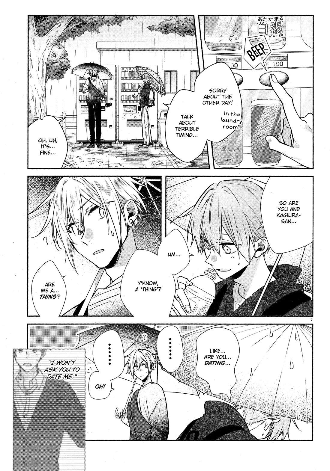 Hirano to Kagiura Chapter 29 page 7 - Chapter 29
