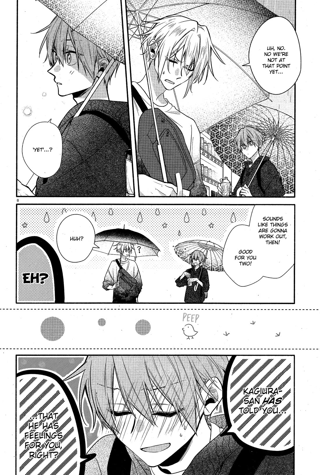 Hirano to Kagiura Chapter 29 page 8 - Chapter 29