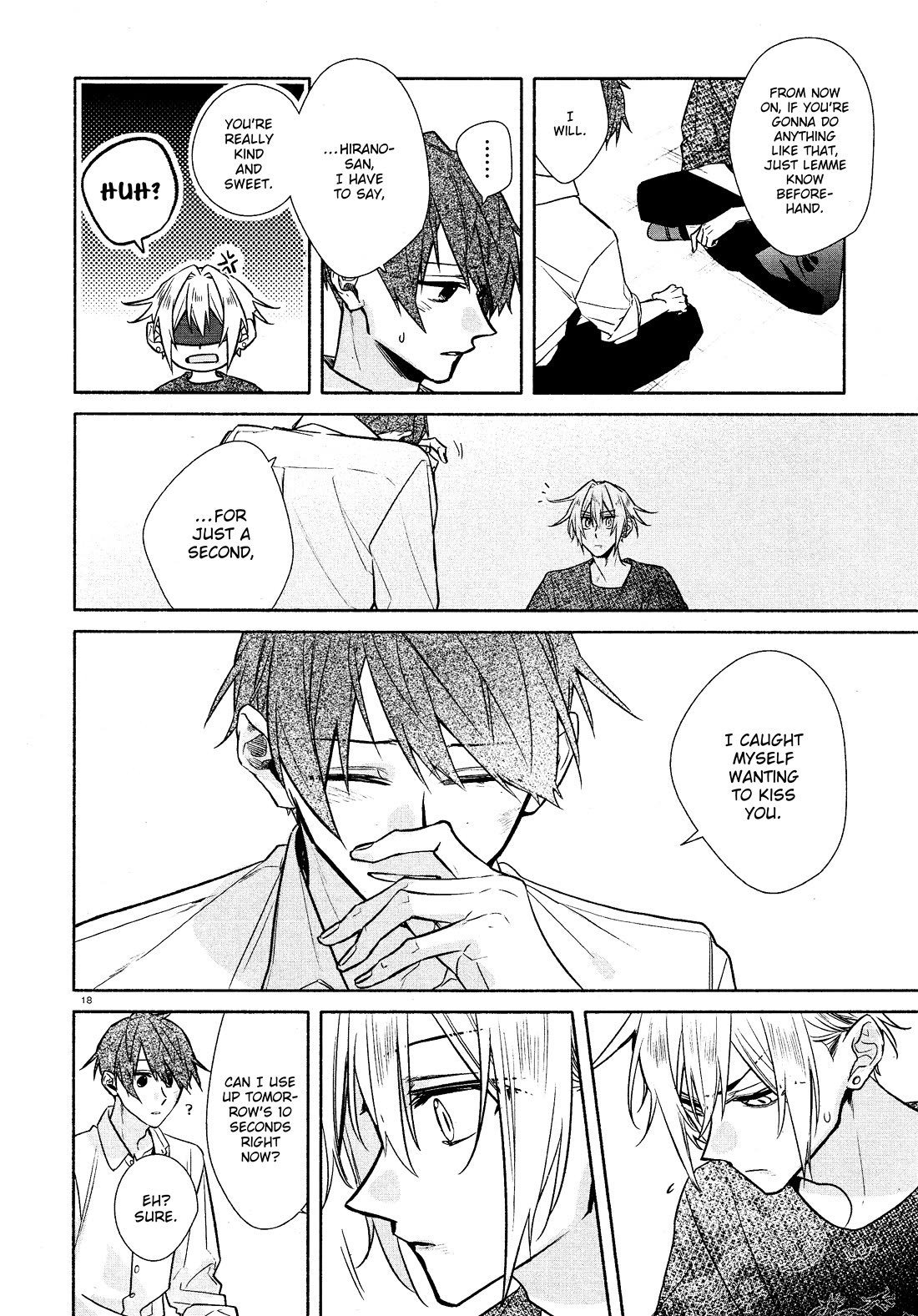 Hirano to Kagiura Chapter 31 page 22 - Chapter 31: Wavering Throughout Five Minutes, Our Overlapping