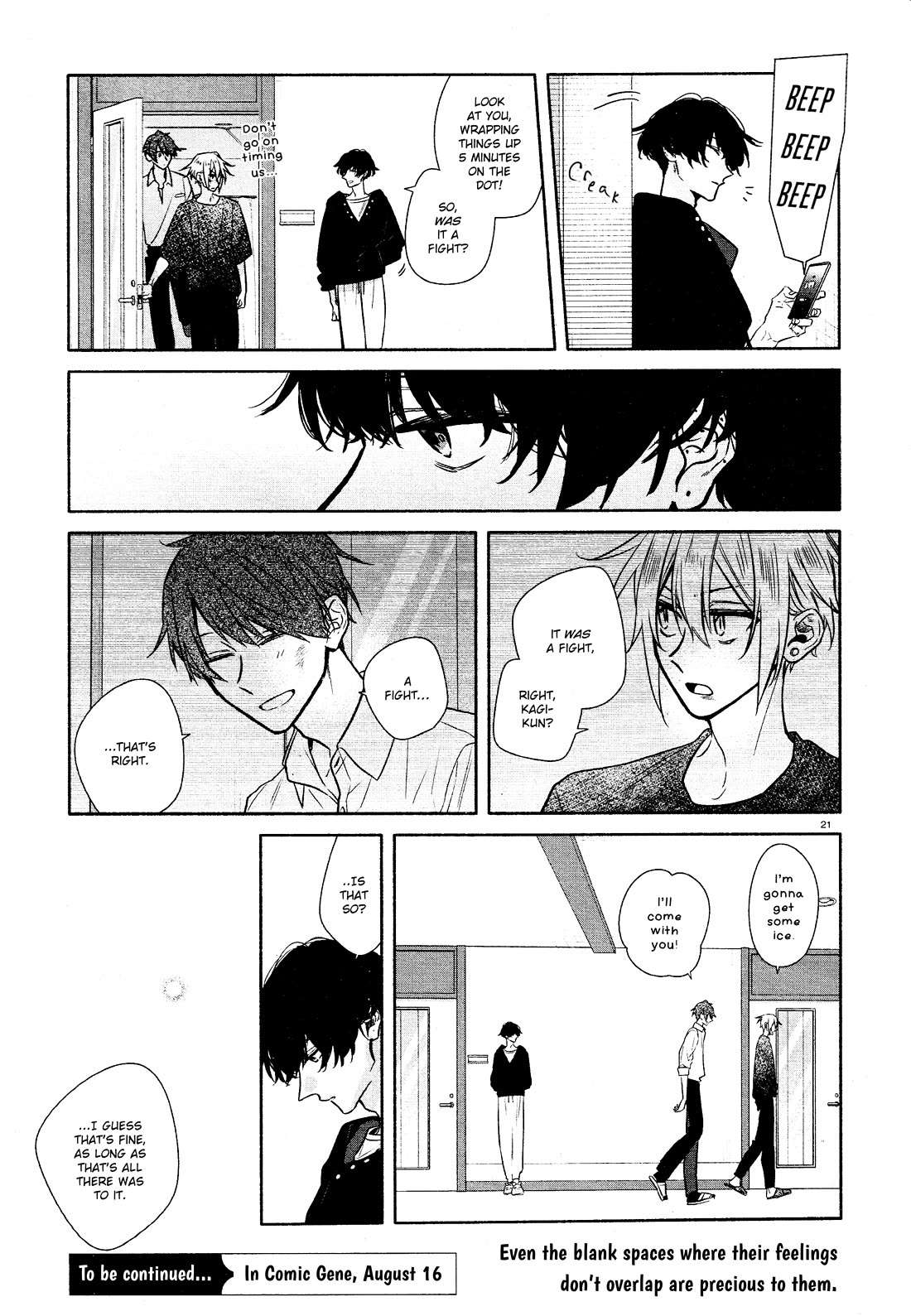 Hirano to Kagiura Chapter 31 page 25 - Chapter 31: Wavering Throughout Five Minutes, Our Overlapping