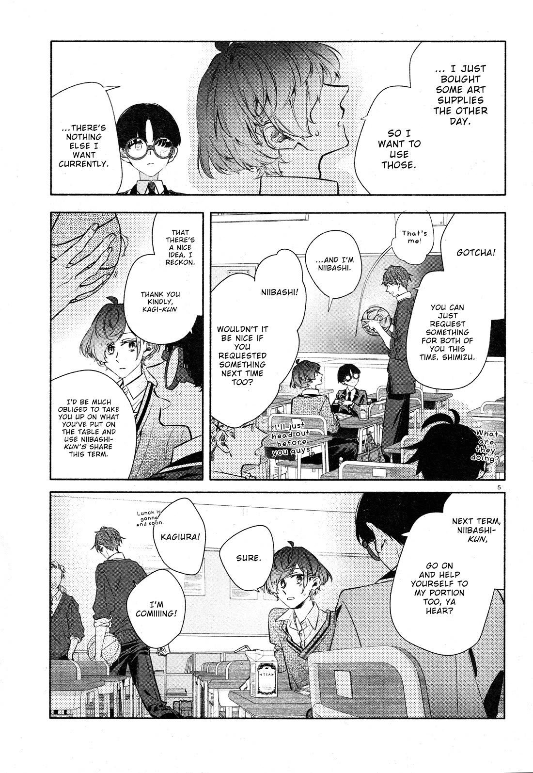 Hirano to Kagiura Chapter 32.5 page 7 - Chapter 32.5: Extra: A Little Story About Niibashi Juuya