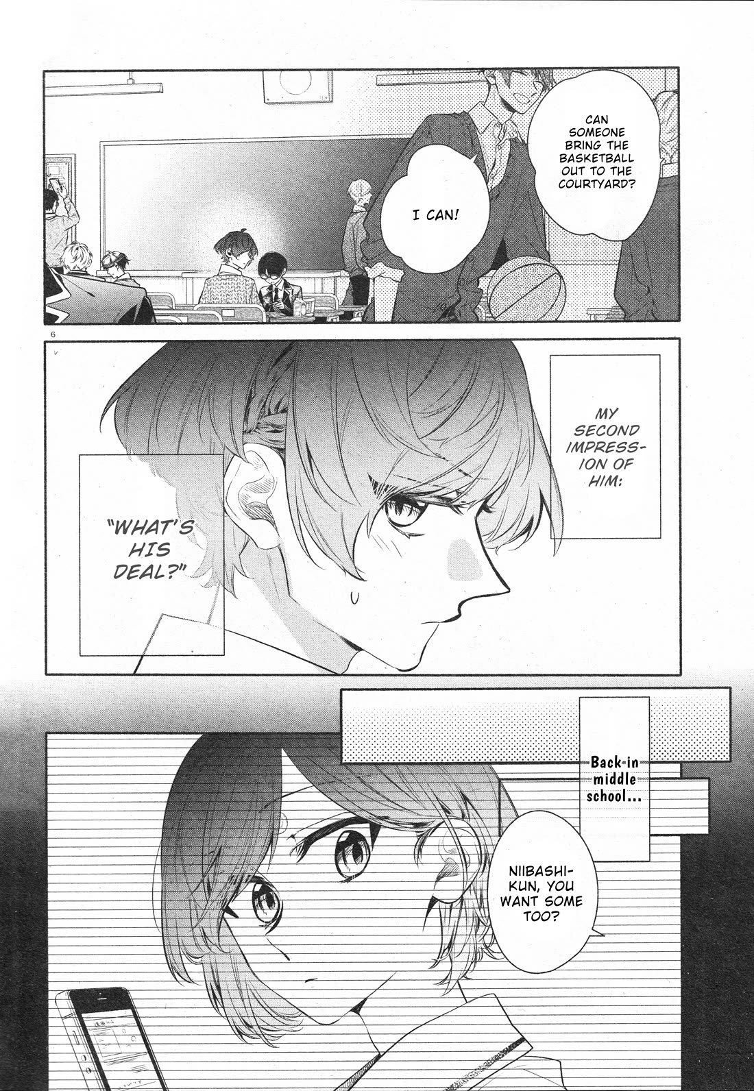Hirano to Kagiura Chapter 32.5 page 8 - Chapter 32.5: Extra: A Little Story About Niibashi Juuya