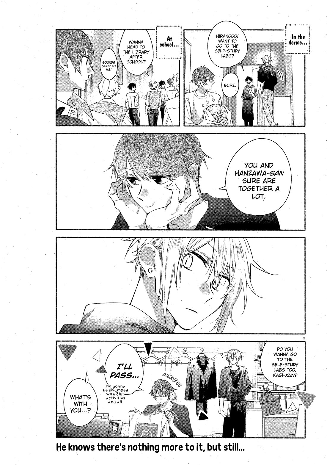 Hirano to Kagiura Chapter 34.6 page 6 - Chapter 34.6: 4koma Extras