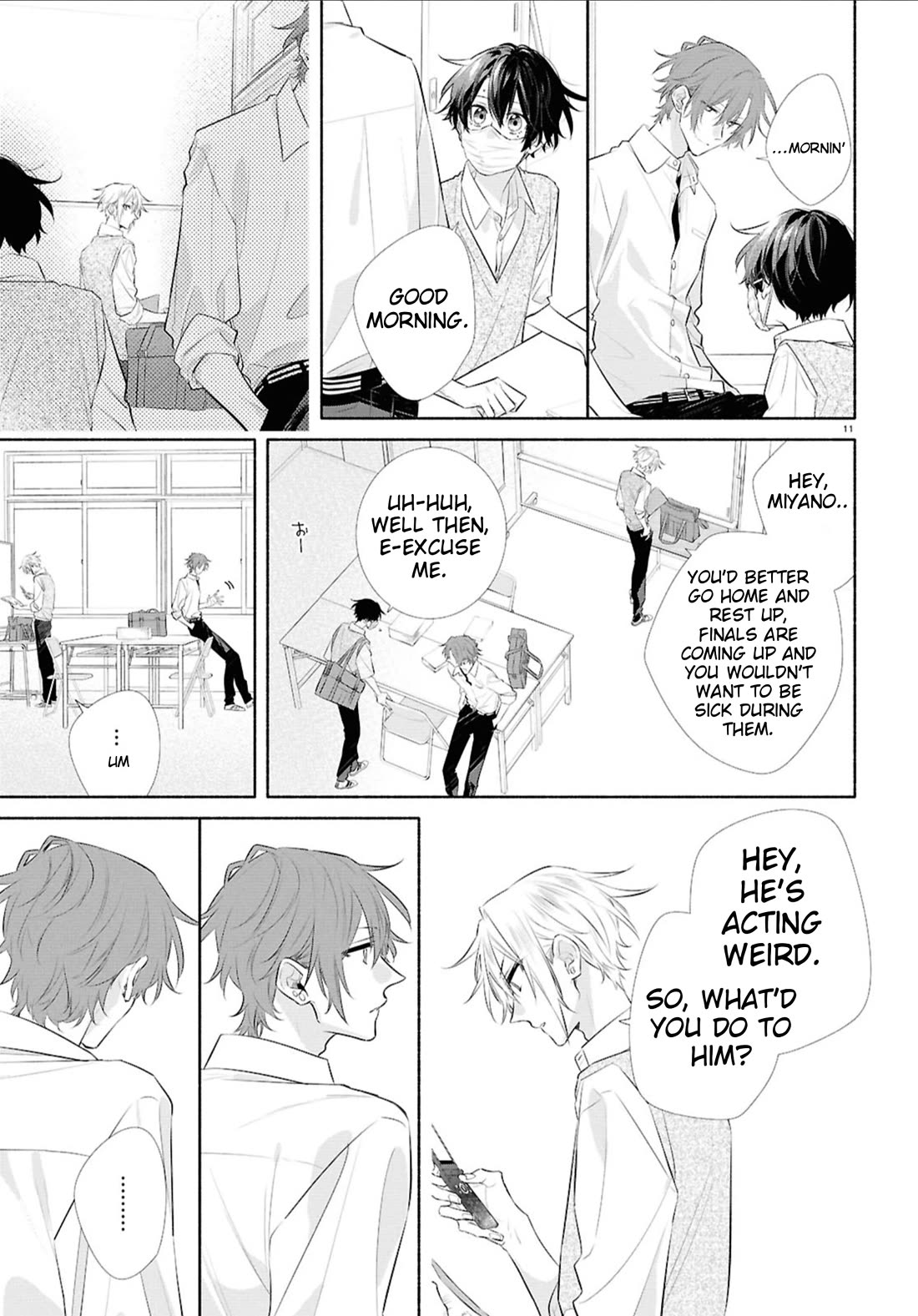 Hirano to Kagiura Chapter 35 page 11 - Chapter 35