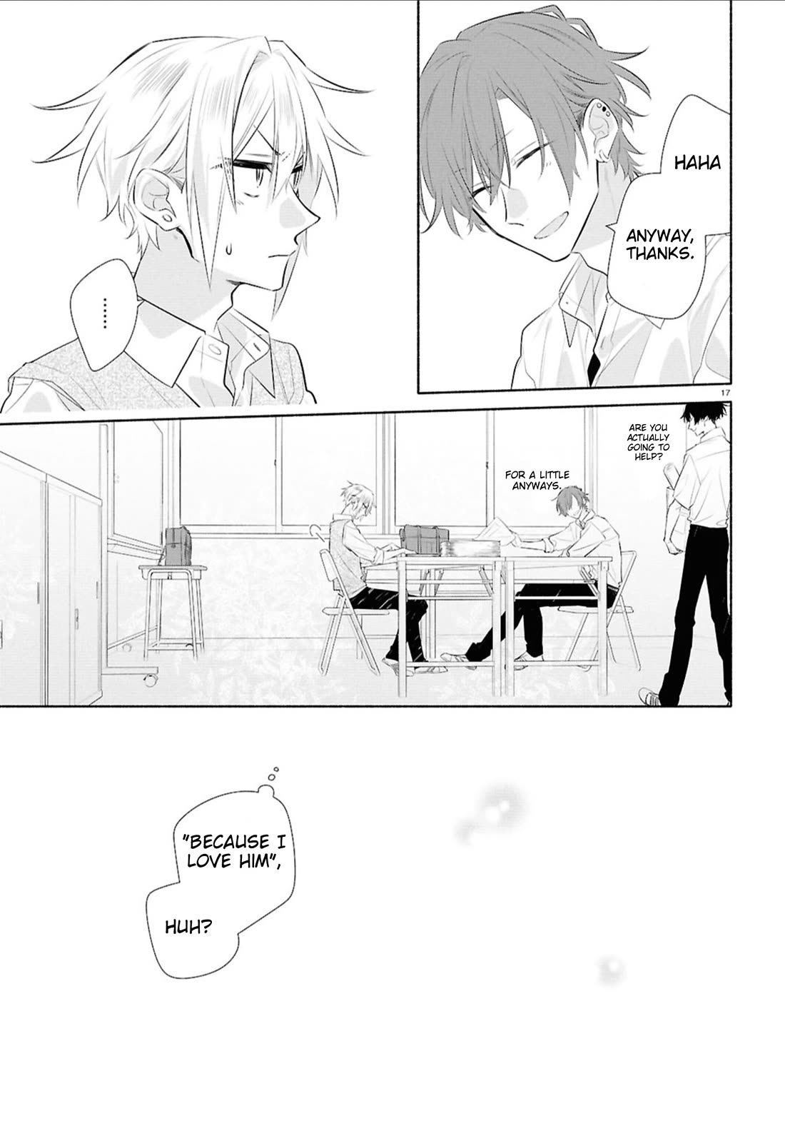 Hirano to Kagiura Chapter 35 page 17 - Chapter 35
