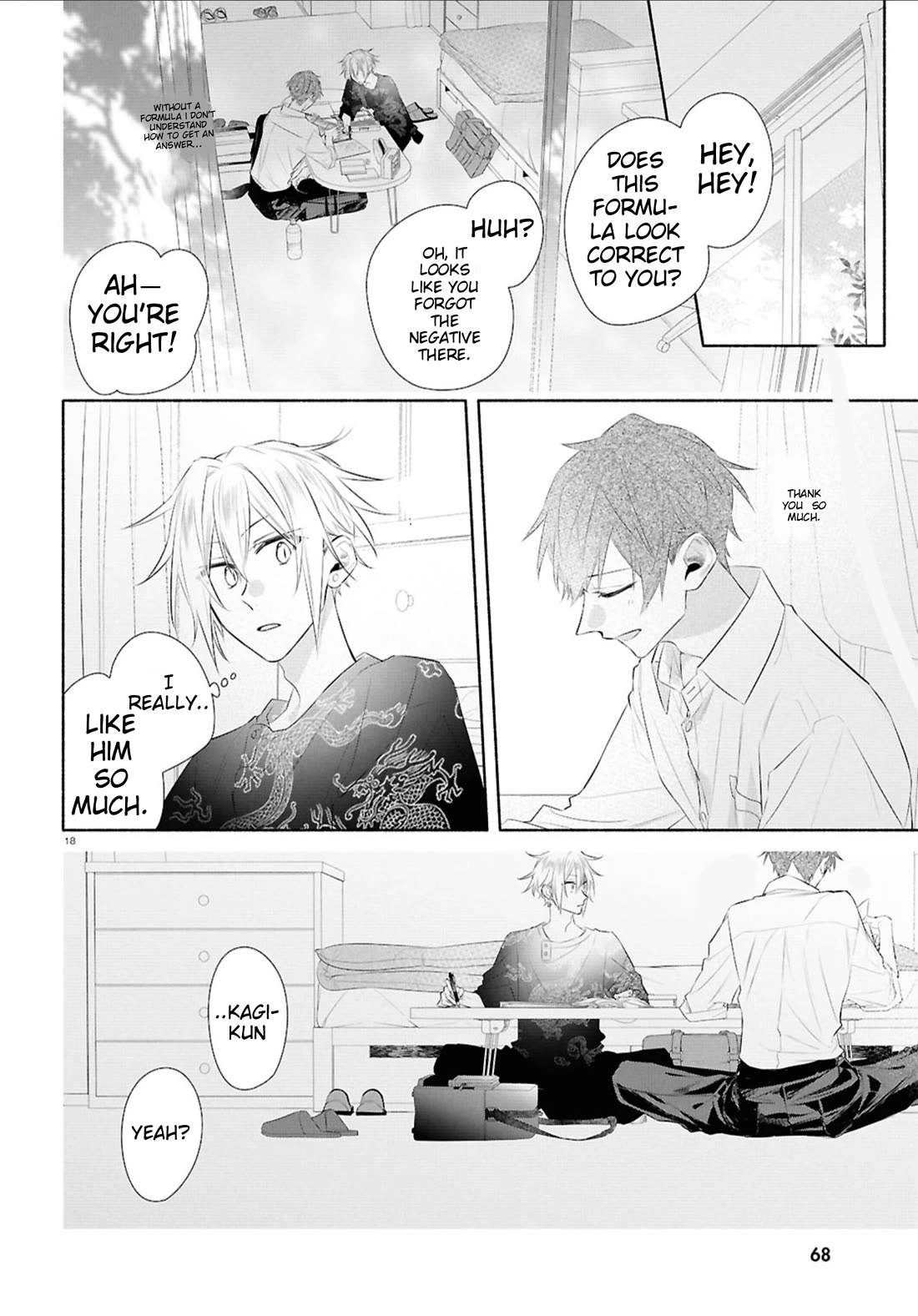 Hirano to Kagiura Chapter 35 page 18 - Chapter 35