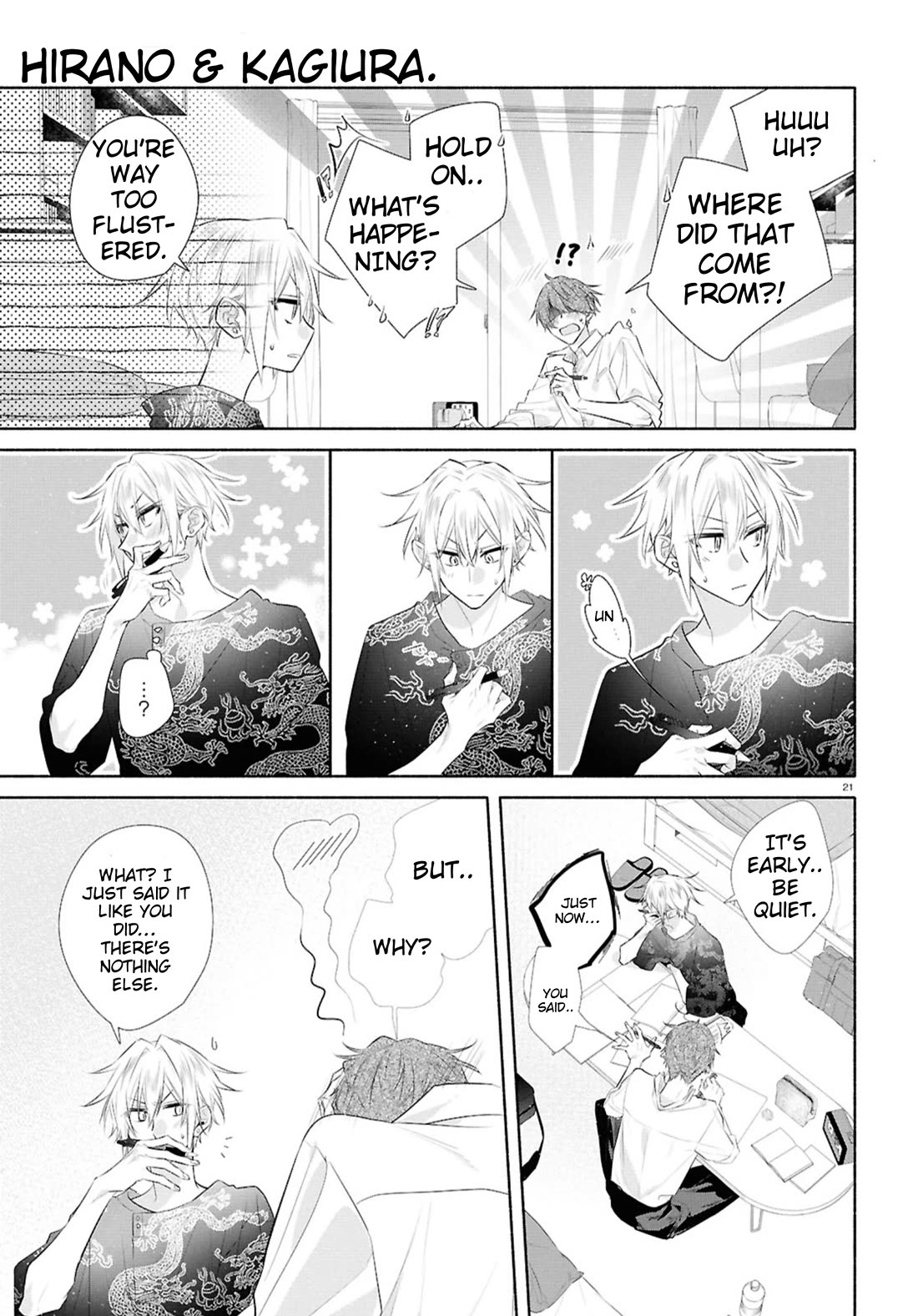 Hirano to Kagiura Chapter 35 page 21 - Chapter 35