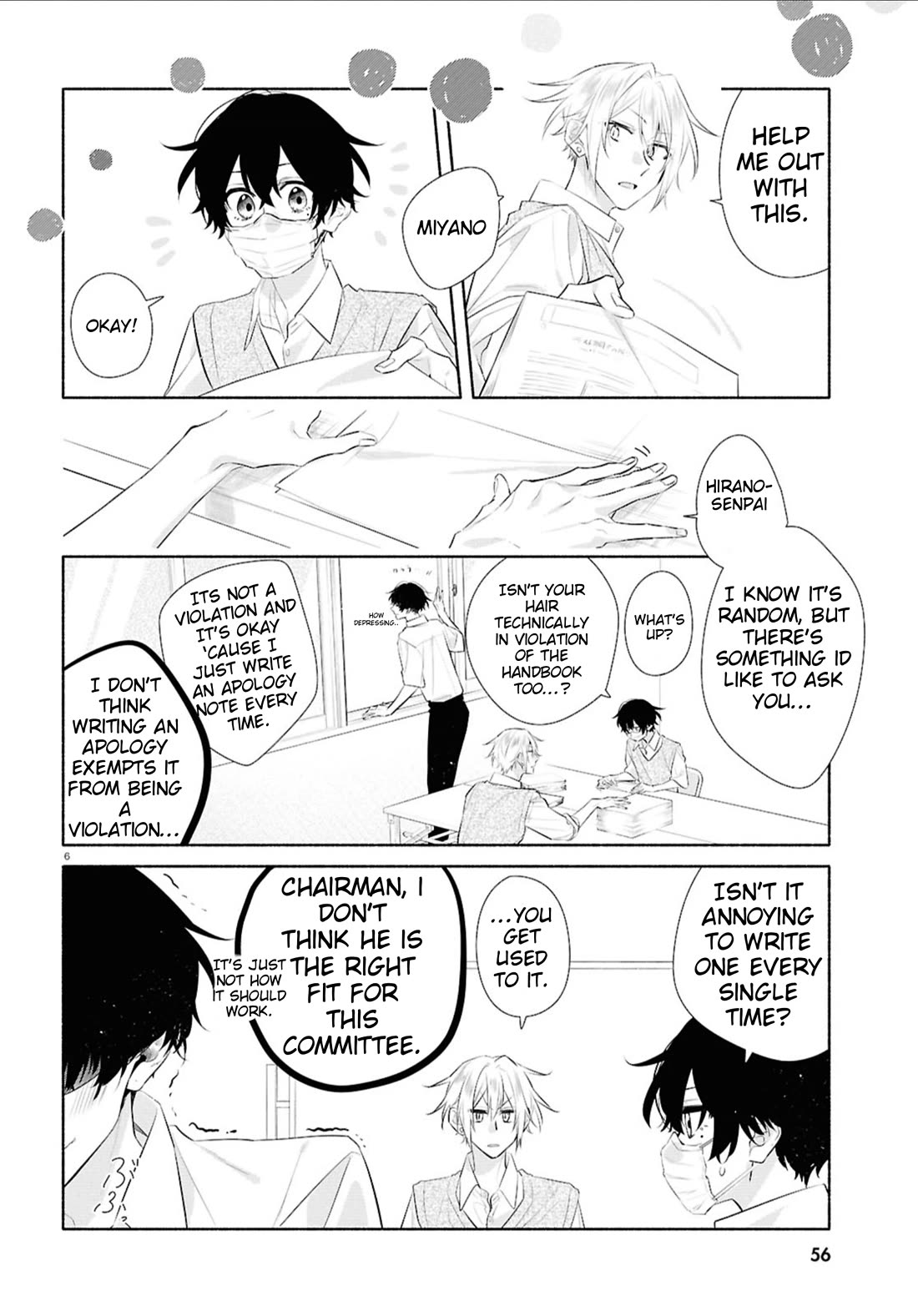 Hirano to Kagiura Chapter 35 page 6 - Chapter 35