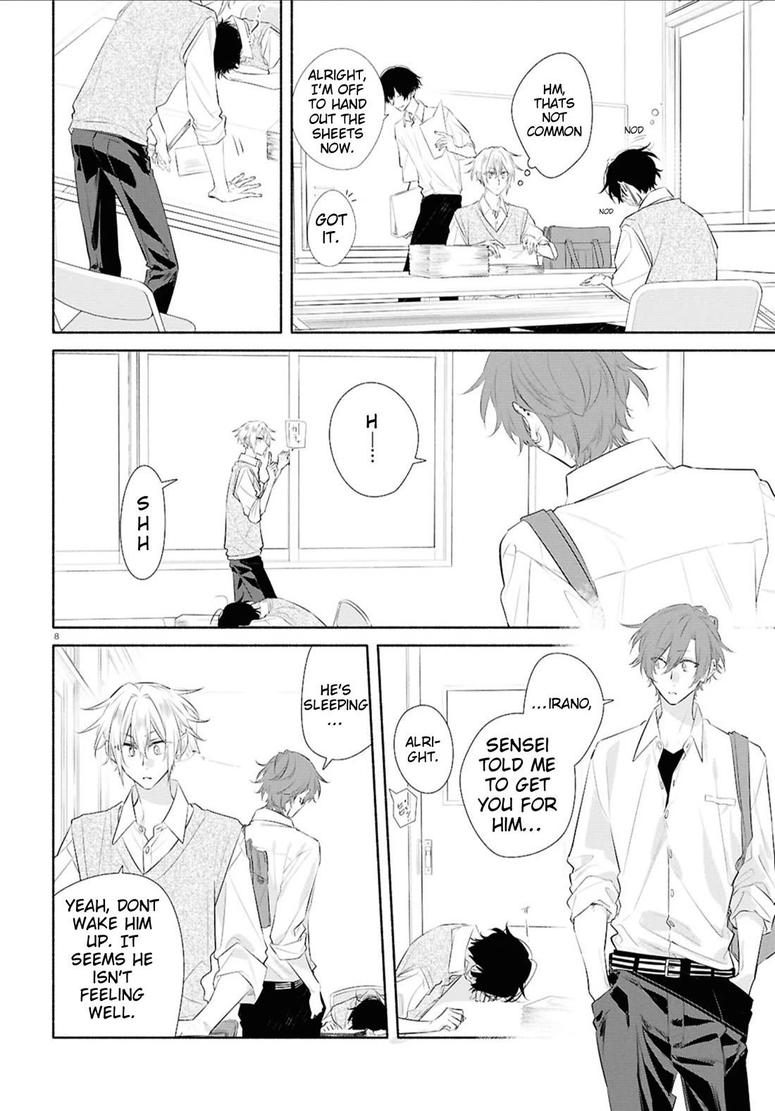 Hirano to Kagiura Chapter 35 page 8 - Chapter 35