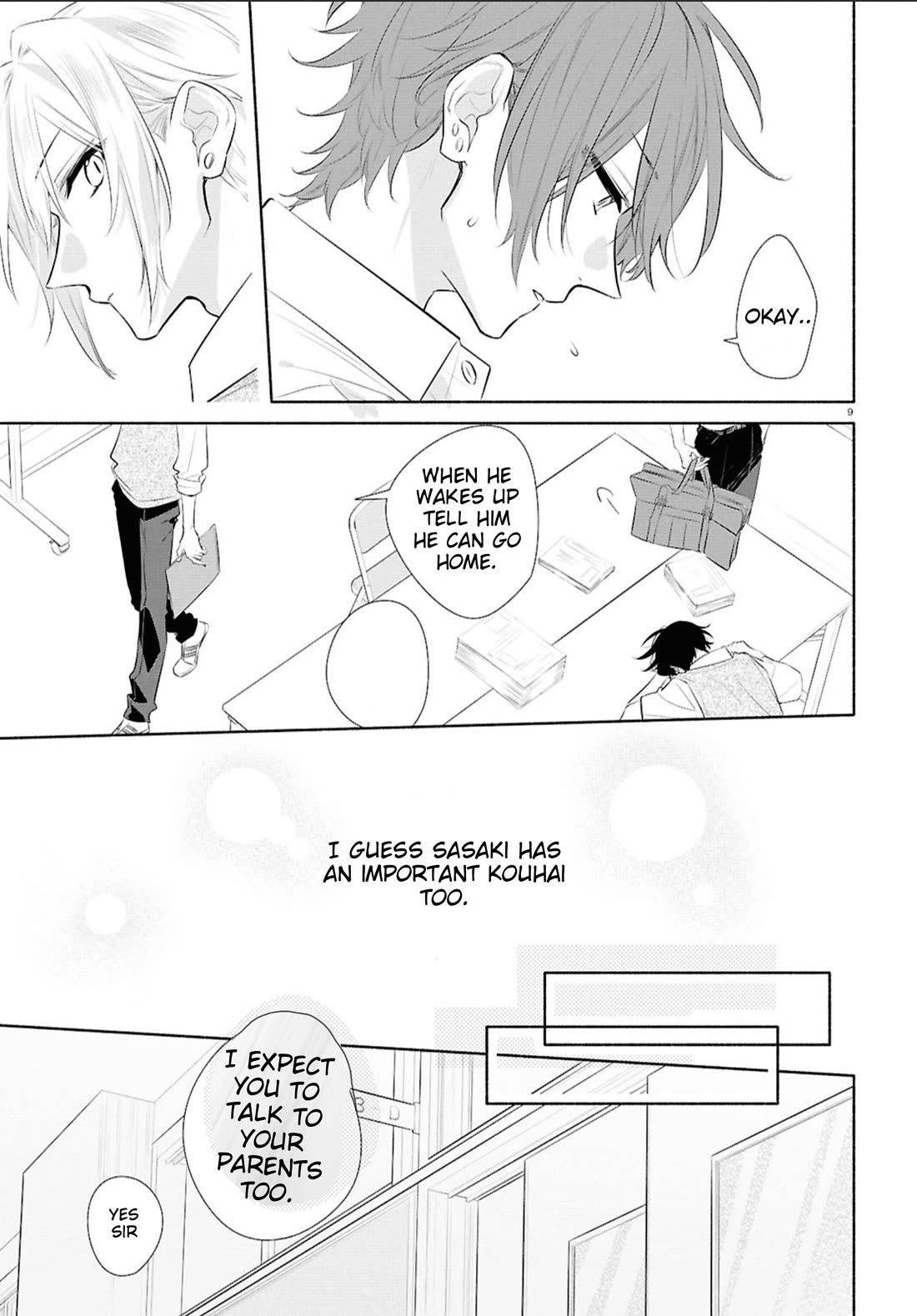 Hirano to Kagiura Chapter 35 page 9 - Chapter 35
