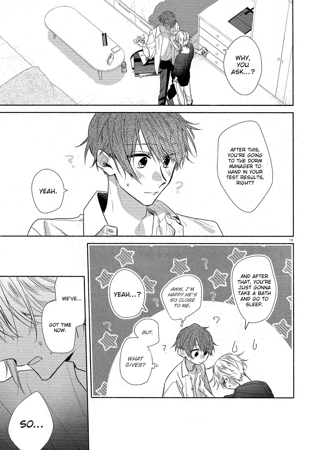 Hirano to Kagiura Chapter 36 page 14 - Chapter 36: A Brand New, Heart-Pounding Life