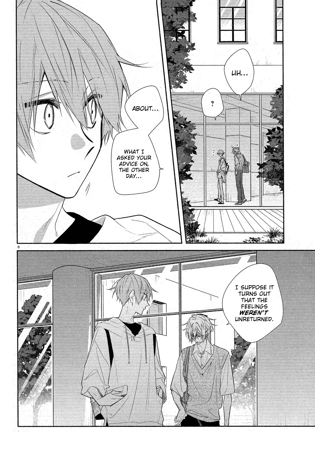 Hirano to Kagiura Chapter 36 page 9 - Chapter 36: A Brand New, Heart-Pounding Life