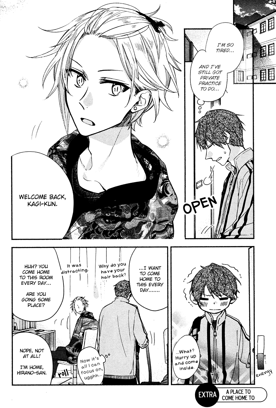 Hirano to Kagiura Chapter 4.1 page 1 - Chapter 4.1: Extras