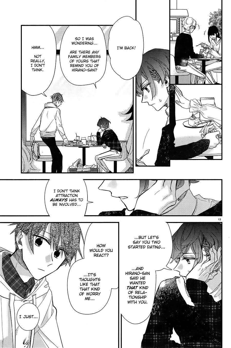 Hirano to Kagiura Chapter 6 page 14 - Chapter 6