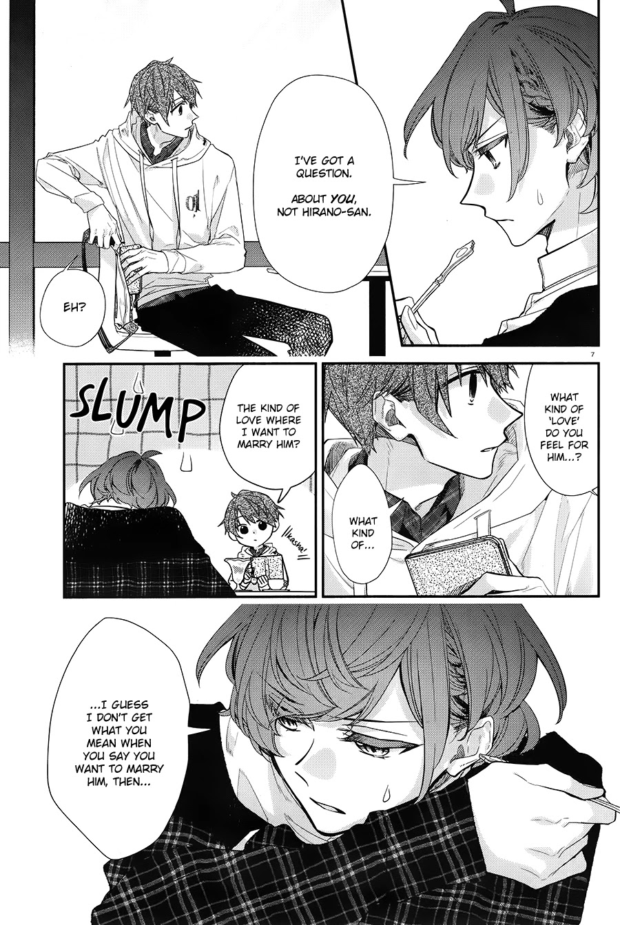 Hirano to Kagiura Chapter 6 page 8 - Chapter 6
