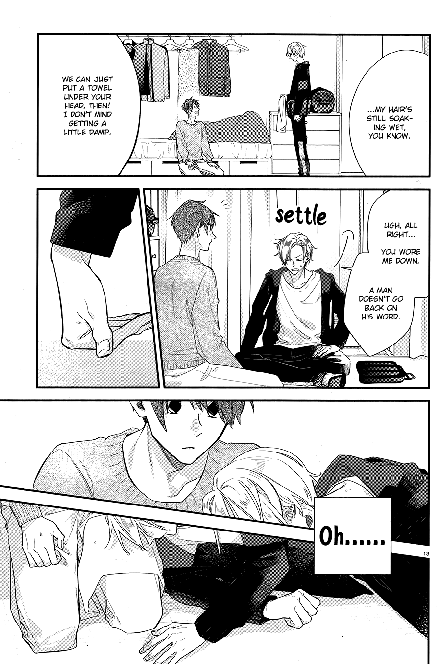 Hirano to Kagiura Chapter 7 page 14 - Chapter 7
