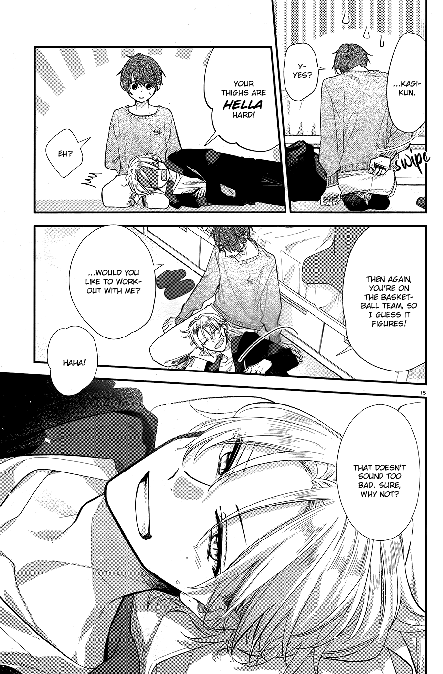 Hirano to Kagiura Chapter 7 page 16 - Chapter 7