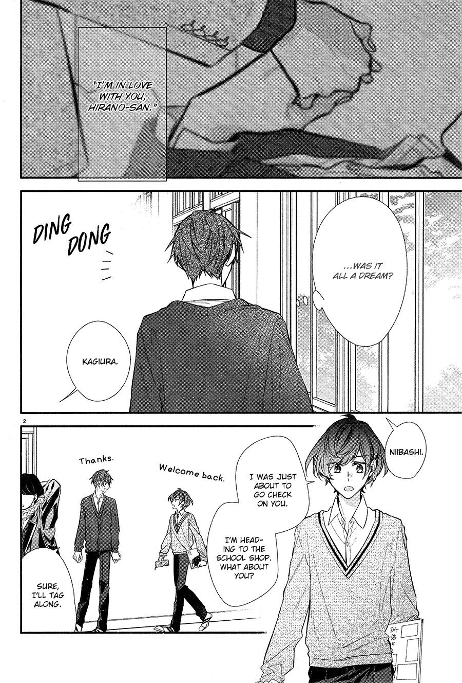 Hirano to Kagiura Chapter 9 page 6 - Chapter 9