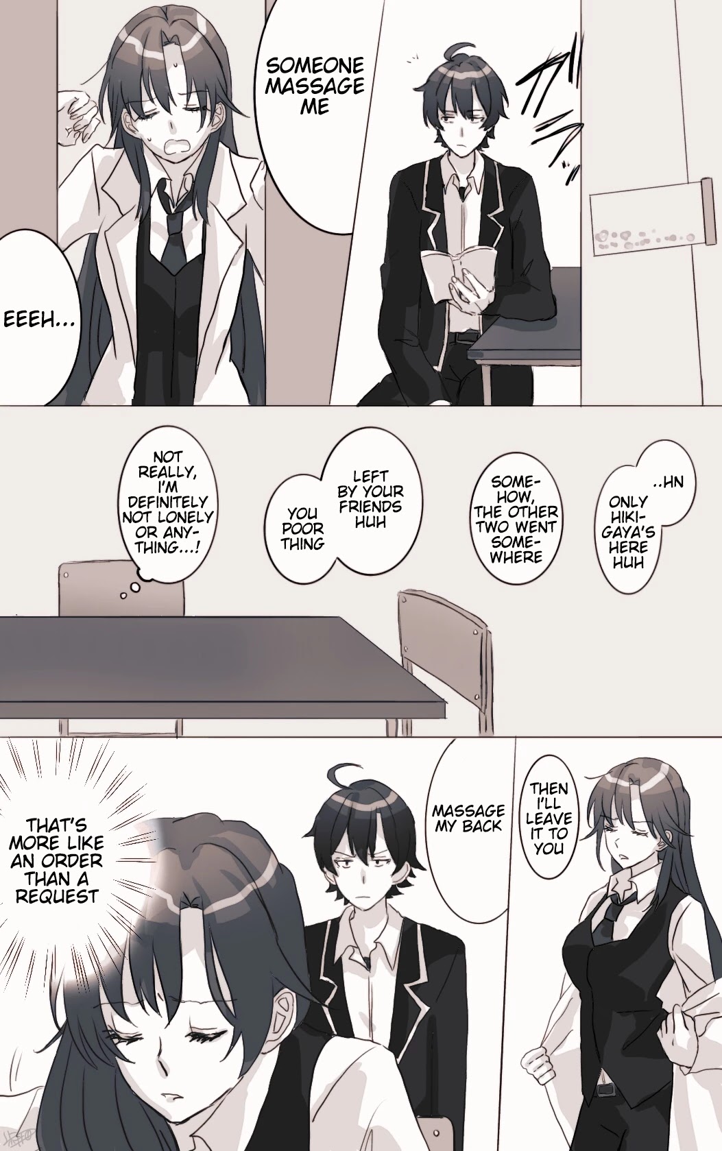 Hiratsu Cute, Shizu Cute! Chapter 14 page 1 - Chapter 14: It's just a massage