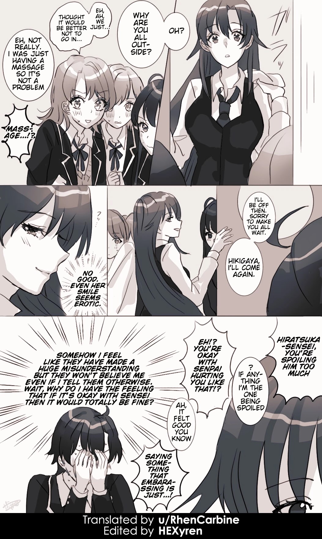 Hiratsu Cute, Shizu Cute! Chapter 14 page 4 - Chapter 14: It's just a massage