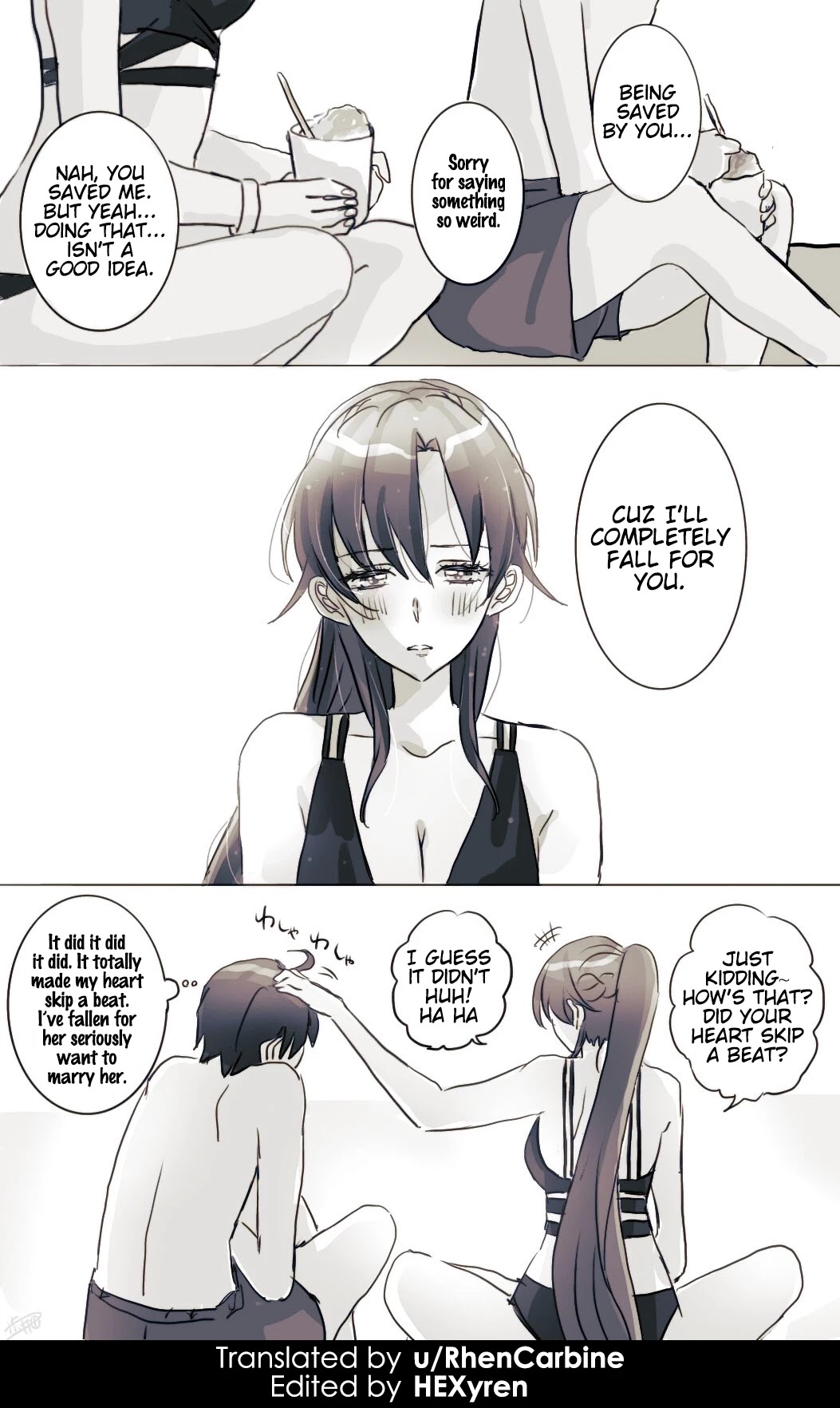 Hiratsu Cute, Shizu Cute! Chapter 17 page 4 - Chapter 17: HachiShizuka at the Sea