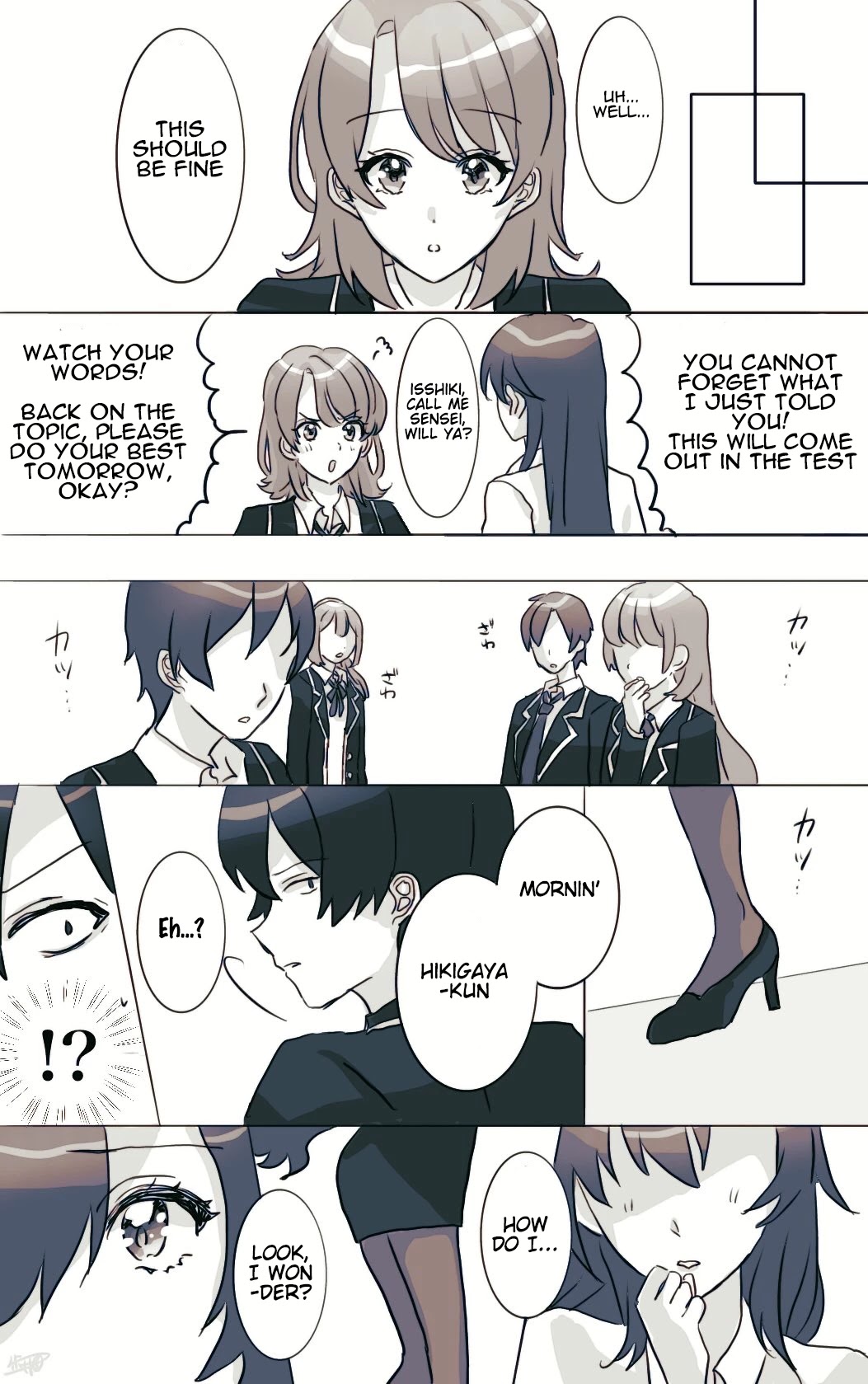 Hiratsu Cute, Shizu Cute! Chapter 20 page 3 - Chapter 20: Hiratsuka-sensei wants to be cute