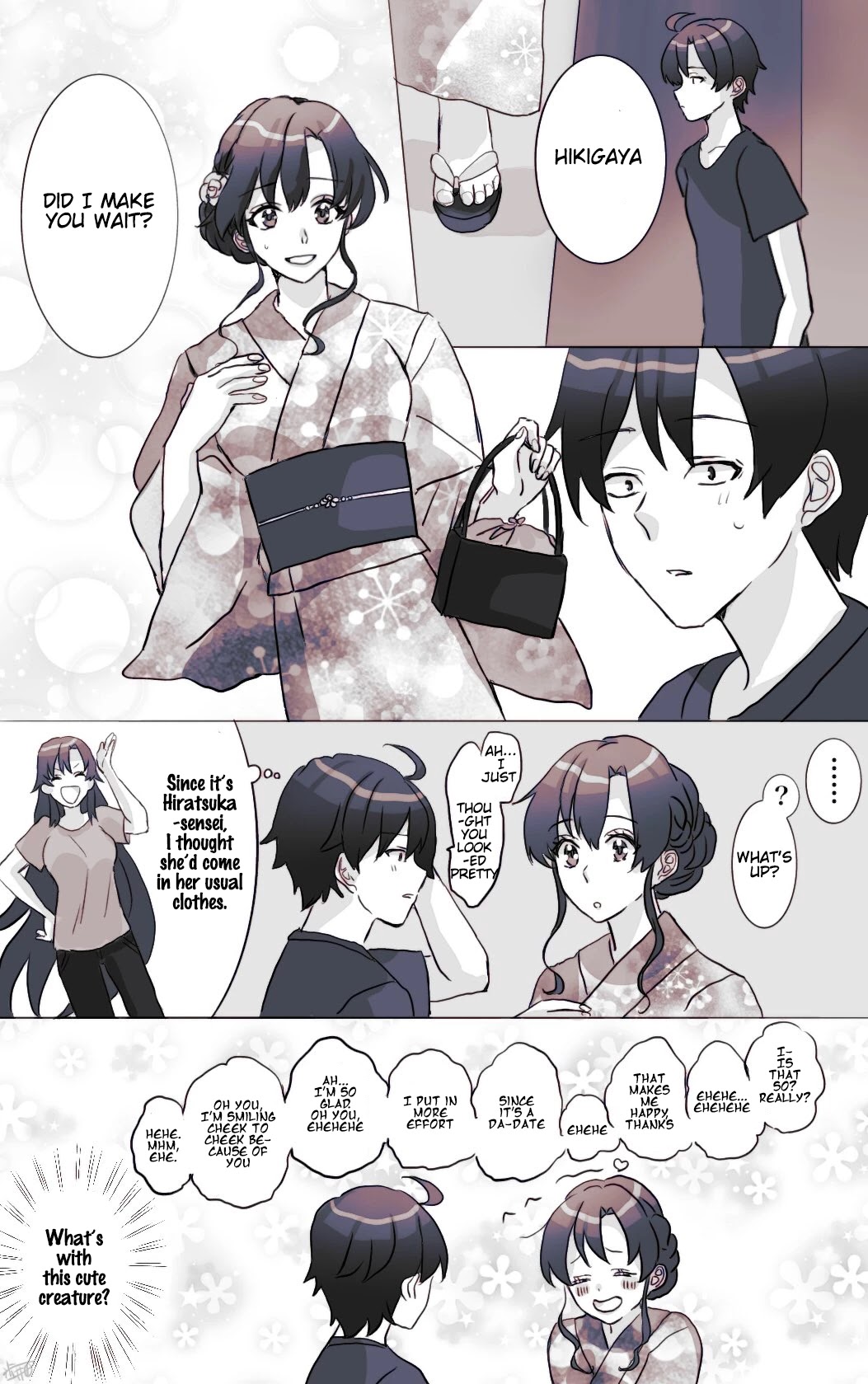 Hiratsu Cute, Shizu Cute! Chapter 21 page 1 - Chapter 21: HachiShizuka at the festival