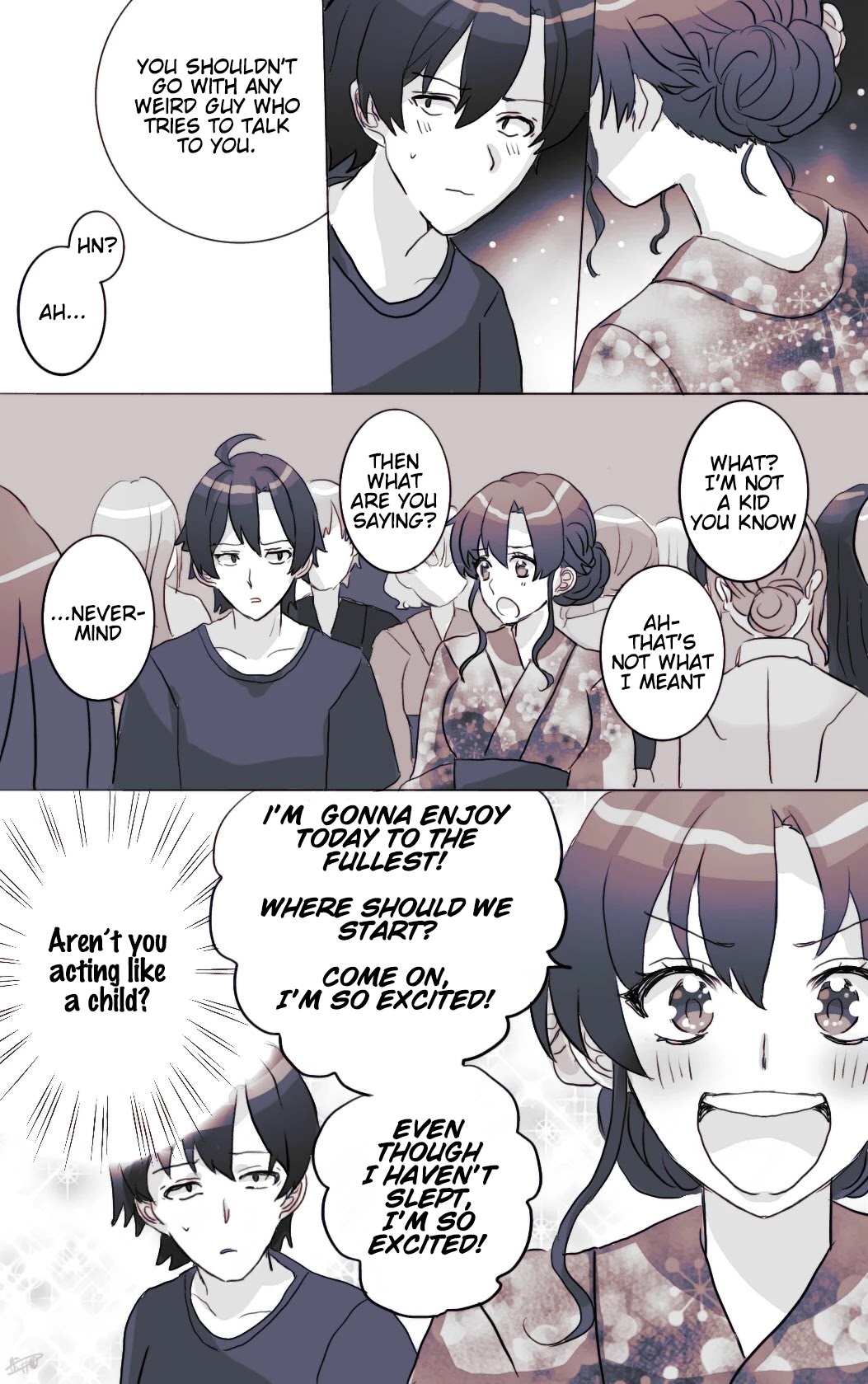 Hiratsu Cute, Shizu Cute! Chapter 21 page 2 - Chapter 21: HachiShizuka at the festival