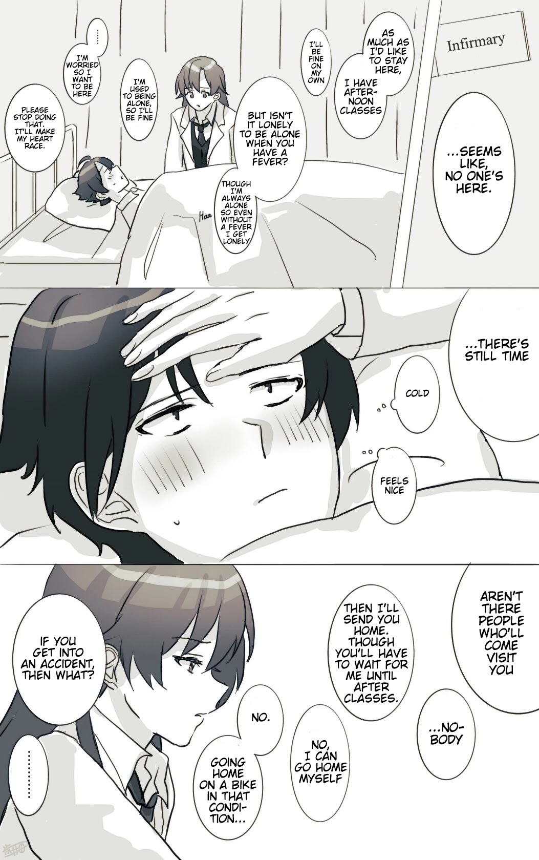 Hiratsu Cute, Shizu Cute! Chapter 22 page 2 - Chapter 22: Hikigaya-kun catches a cold