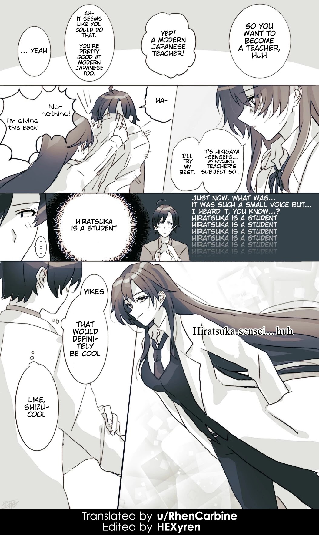 Hiratsu Cute, Shizu Cute! Chapter 30 page 4 - Chapter 30: Hikigaya-sensei and Shizuka