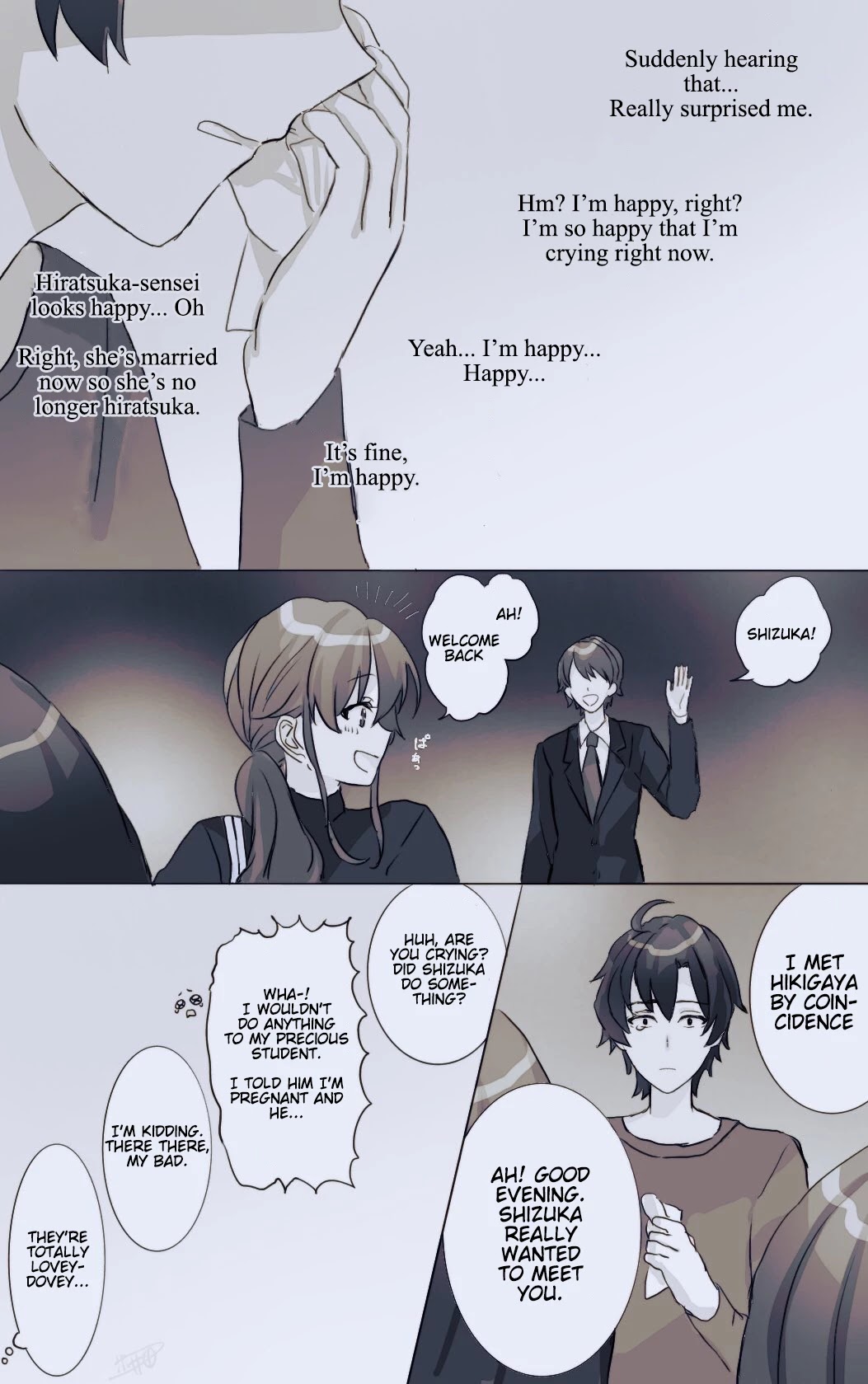Hiratsu Cute, Shizu Cute! Chapter 31 page 4 - Chapter 31: I cried a bit when I got home