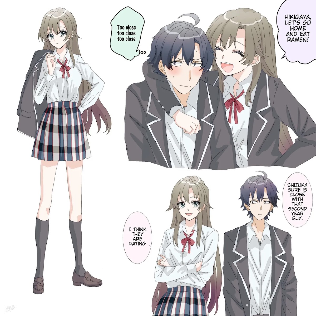 Hiratsu Cute, Shizu Cute! Chapter 36 page 1 - Chapter 36: Highschool Shizuka-chan