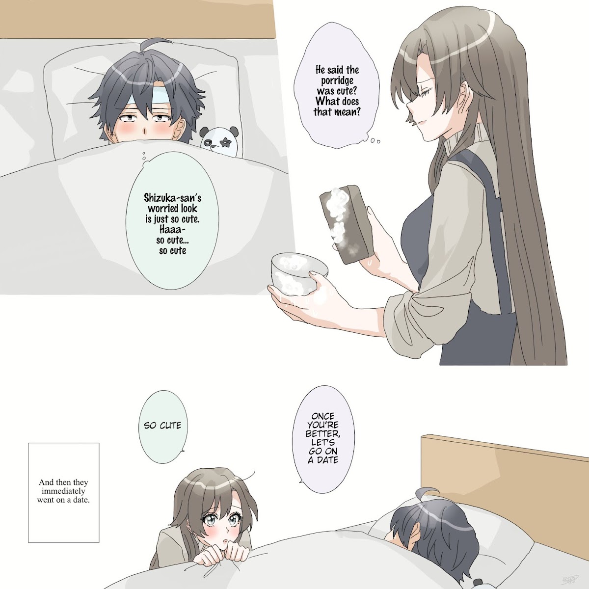 Hiratsu Cute, Shizu Cute! Chapter 43 page 4 - Chapter 43: The Nurturing Shizuka-san