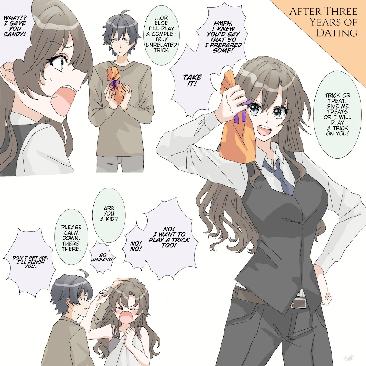Hiratsu Cute, Shizu Cute! Chapter 44 page 3 - Chapter 44: HachiXShizuka Halloween