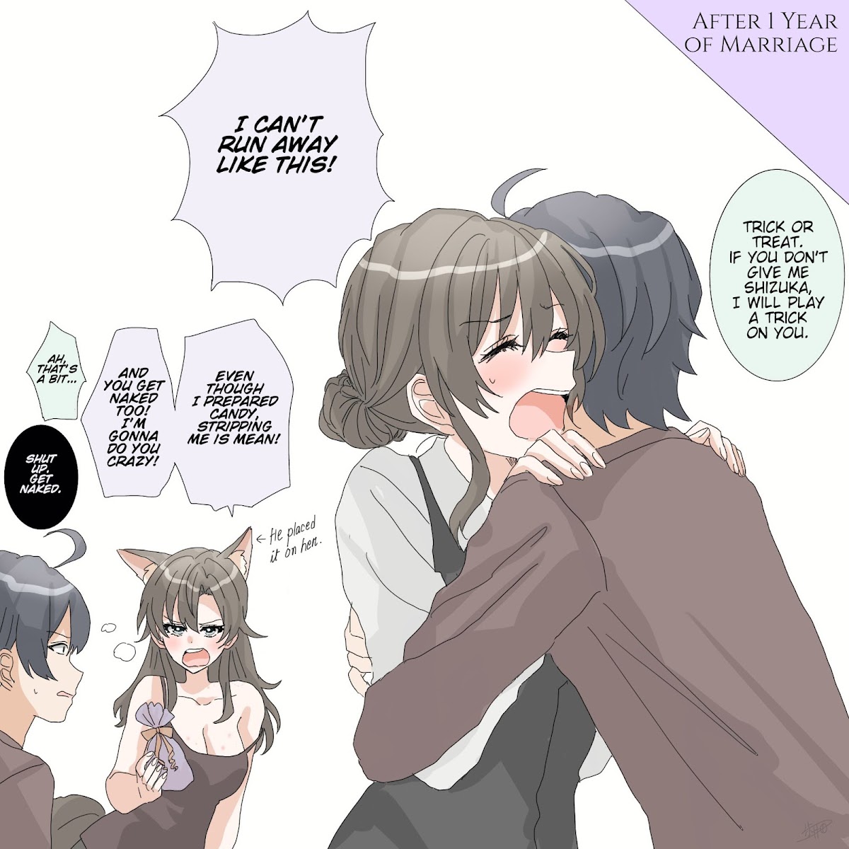 Hiratsu Cute, Shizu Cute! Chapter 44 page 4 - Chapter 44: HachiXShizuka Halloween