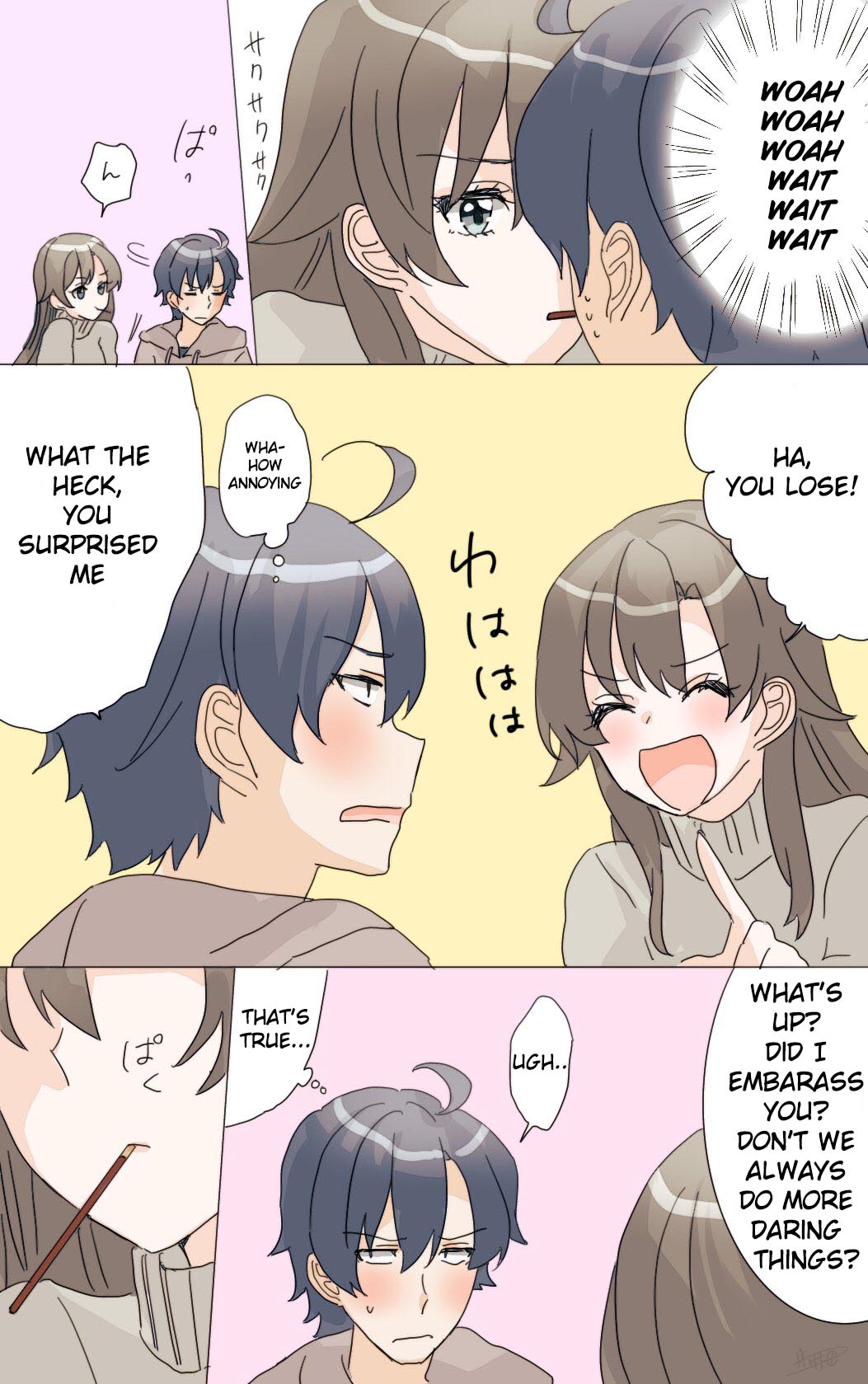 Hiratsu Cute, Shizu Cute! Chapter 47 page 2 - Chapter 47: Pokki day with HachiZuka