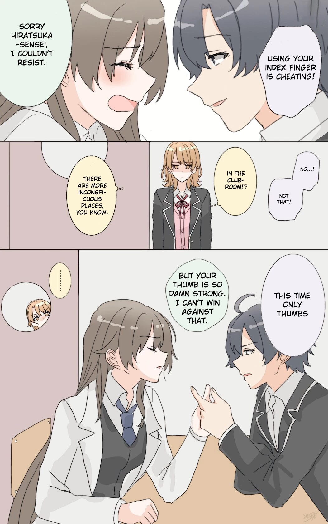 Hiratsu Cute, Shizu Cute! Chapter 49 page 2 - Chapter 49: In the club room
