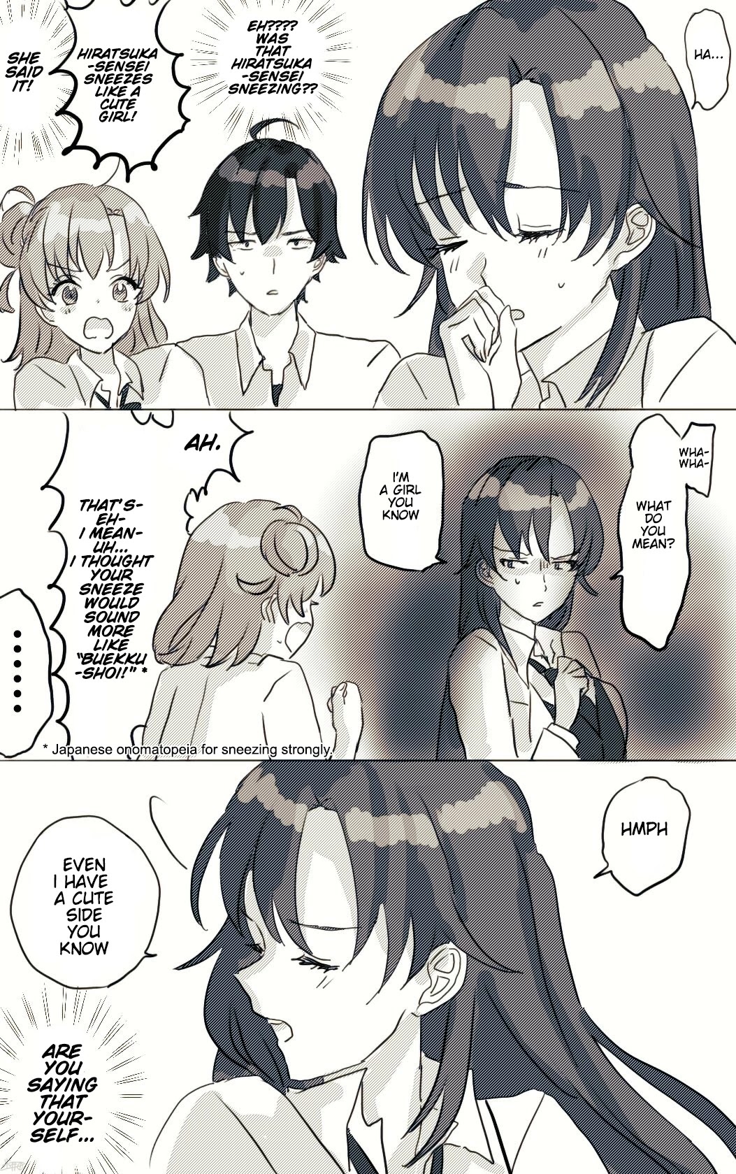 Hiratsu Cute, Shizu Cute! Chapter 5 page 3 - Chapter 5: Talk about sneezing