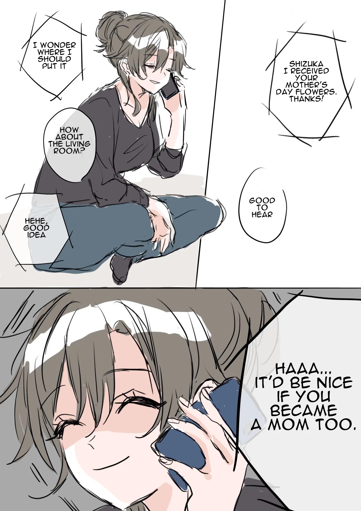 Hiratsu Cute, Shizu Cute! Chapter 52 page 1 - Chapter 52: Do your best, Shizuka-chan!