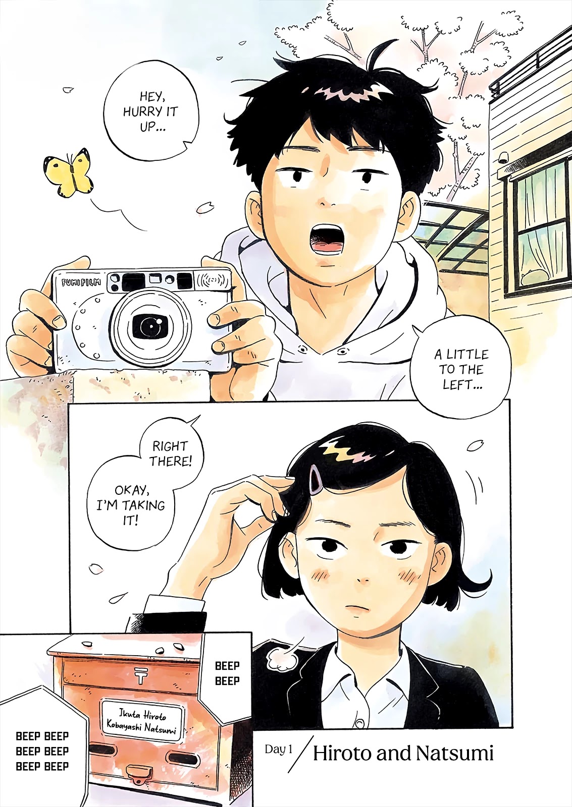 Hirayasumi Chapter 1 page 1 - Chapter 1: Hiroto and Natsumi