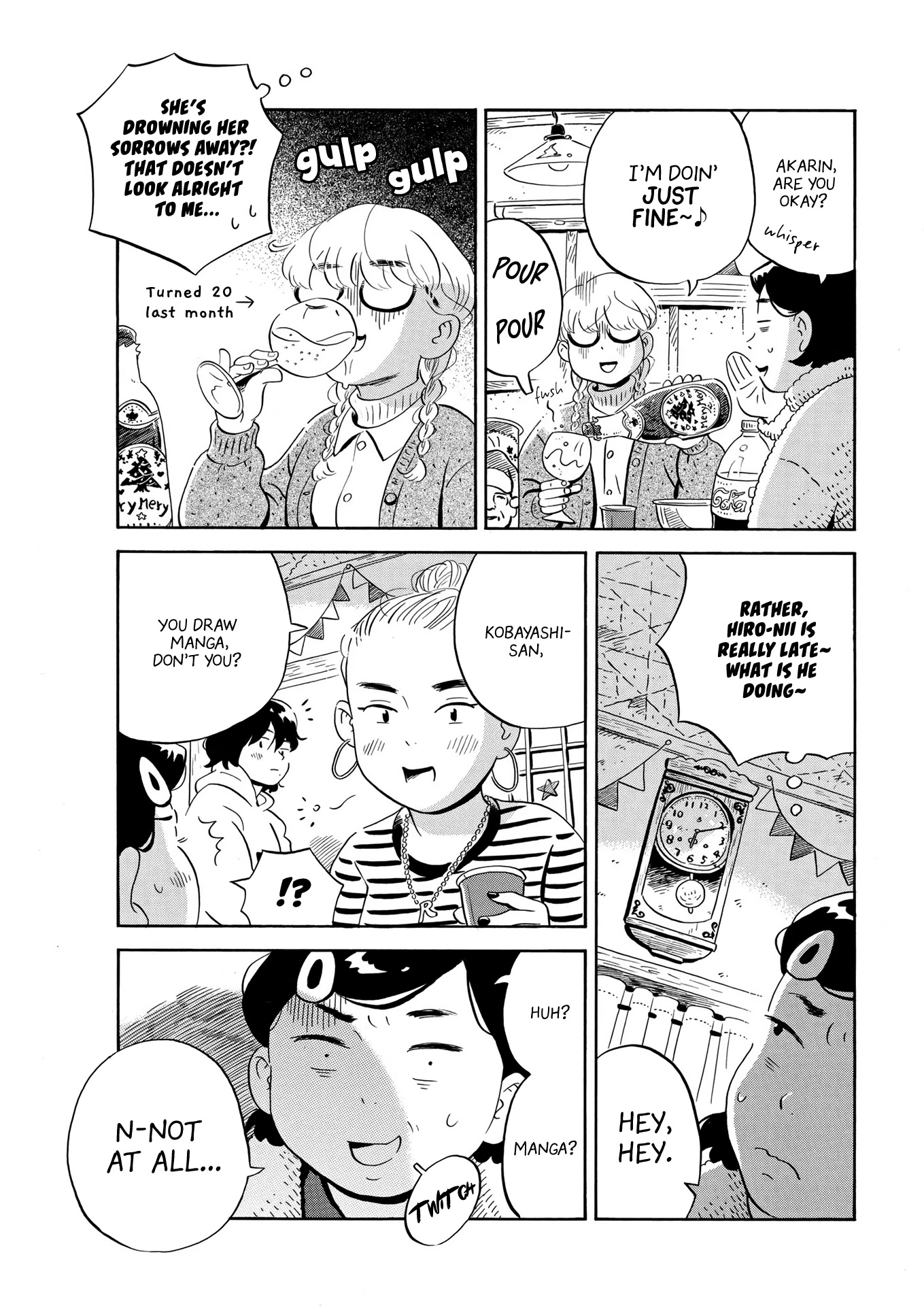 Hirayasumi Chapter 28 page 17 - Chapter 28: Midnight on Christmas!! Pt. 1