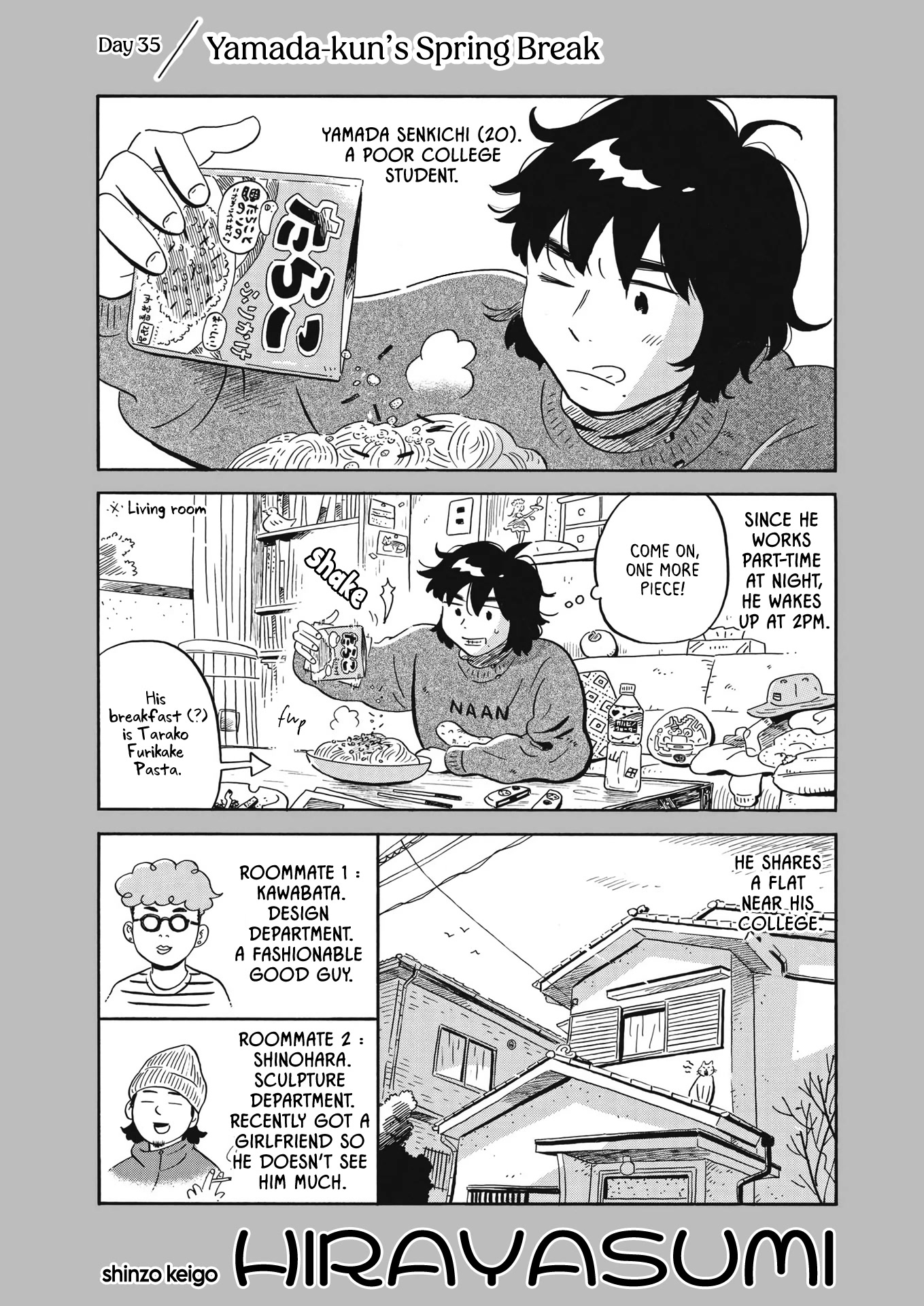 Hirayasumi Chapter 35 page 1 - Chapter 35: Yamada-kun's Spring Break
