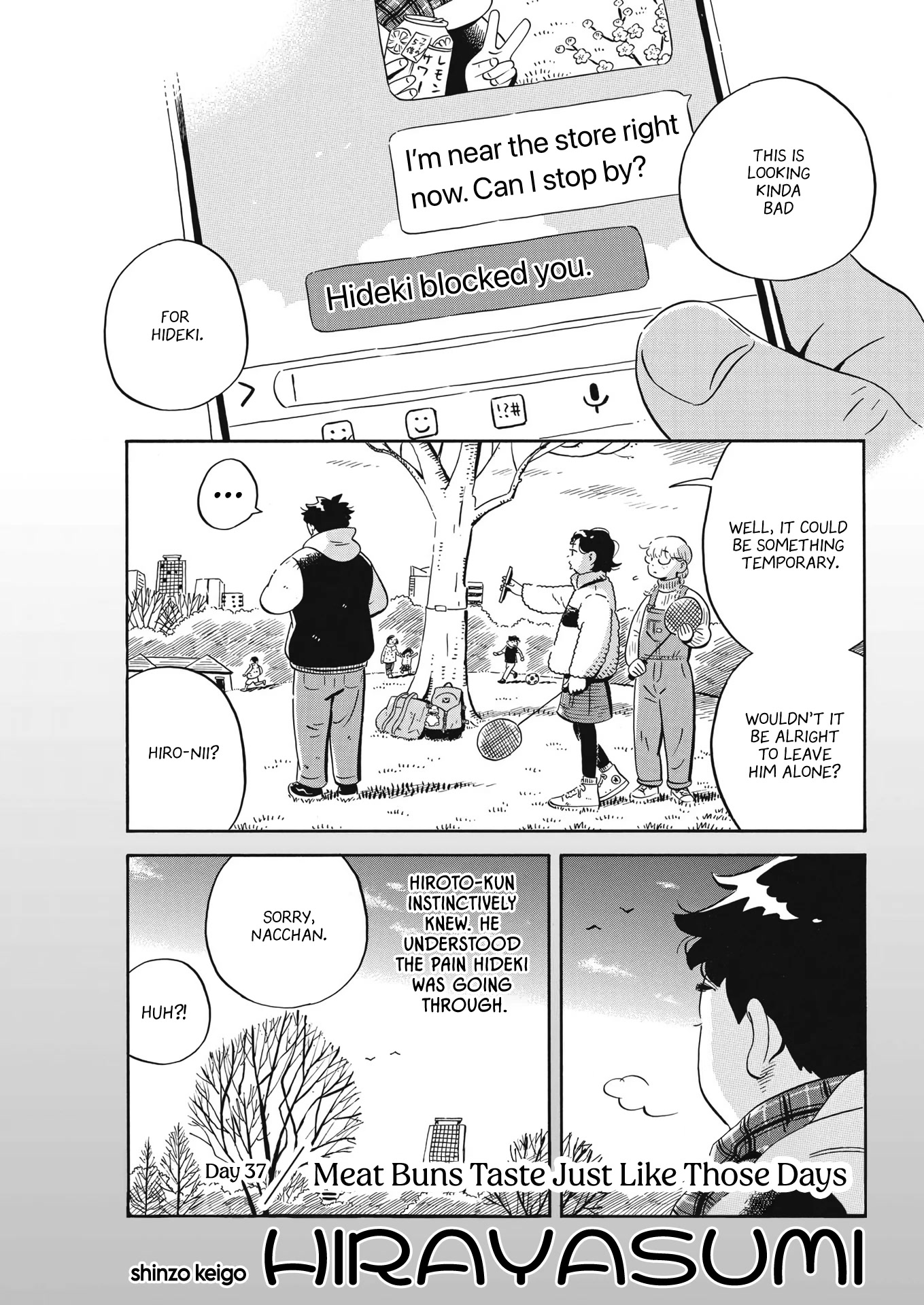 Hirayasumi Chapter 37 page 1 - Chapter 37: Meat Buns Taste Just Like Those Days