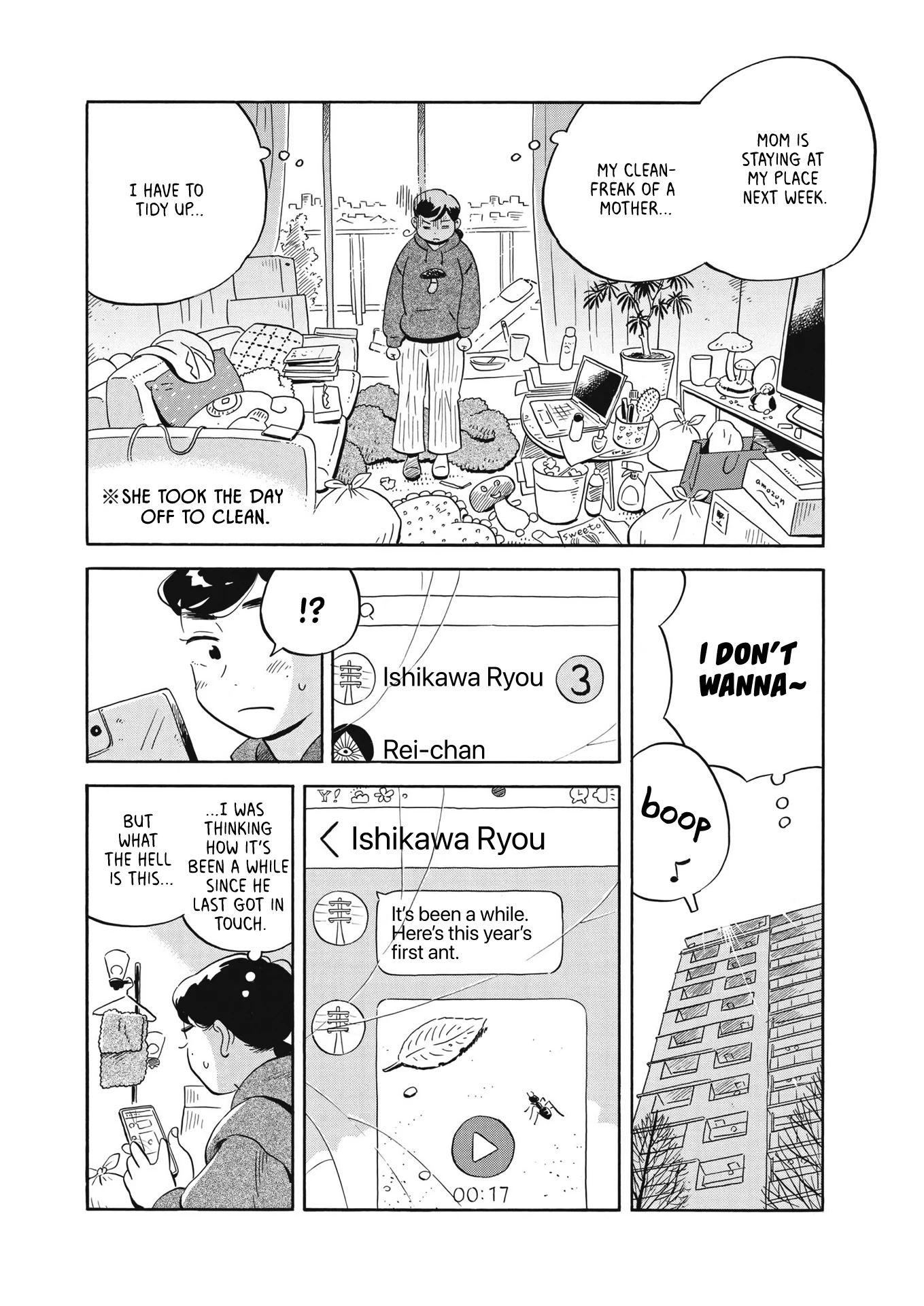 Hirayasumi Chapter 38 page 4 - Chapter 38: The Slob vs The Minimalist