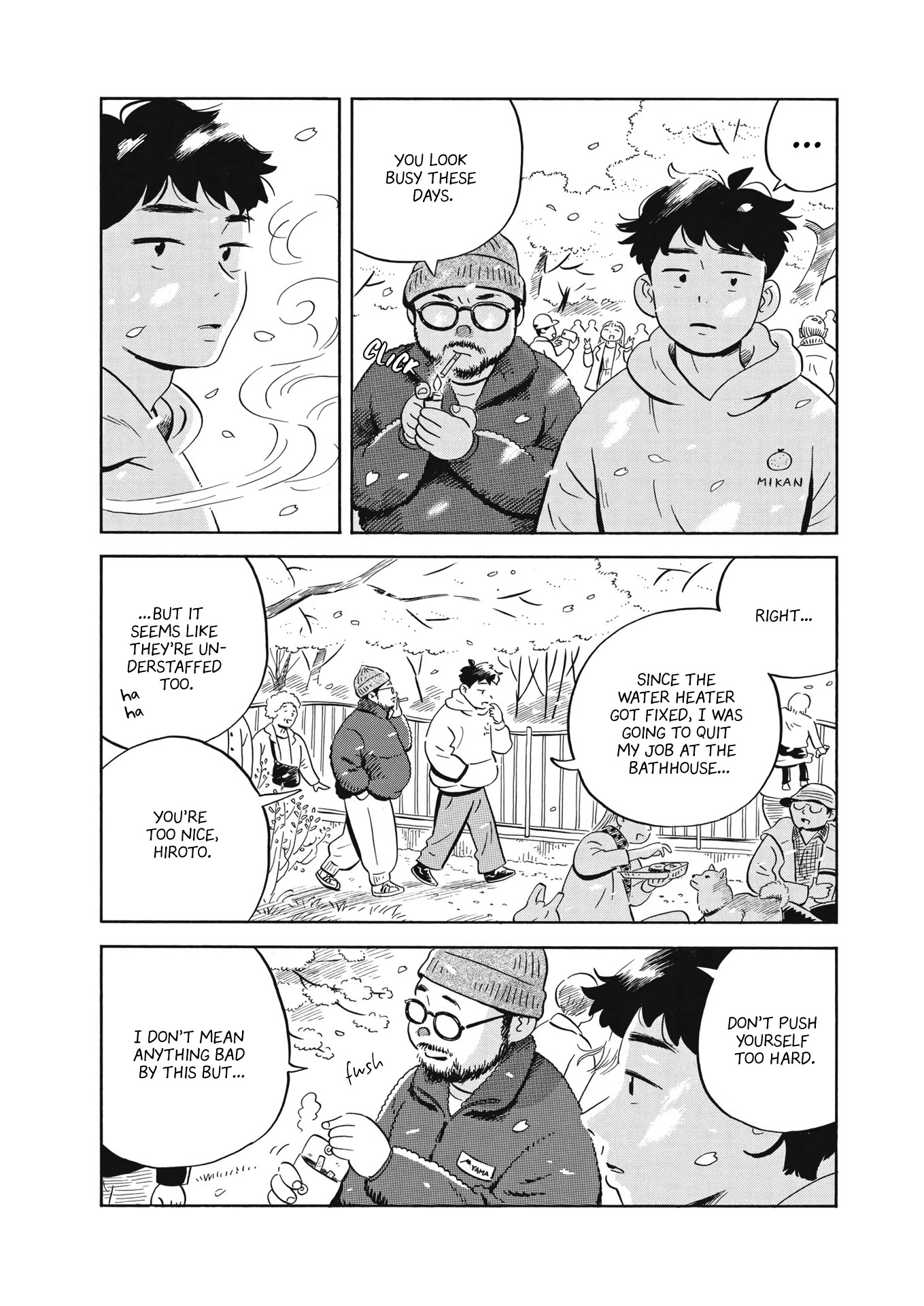 Hirayasumi Chapter 40 page 8 - Chapter 40: A Happy Flower Viewing Party