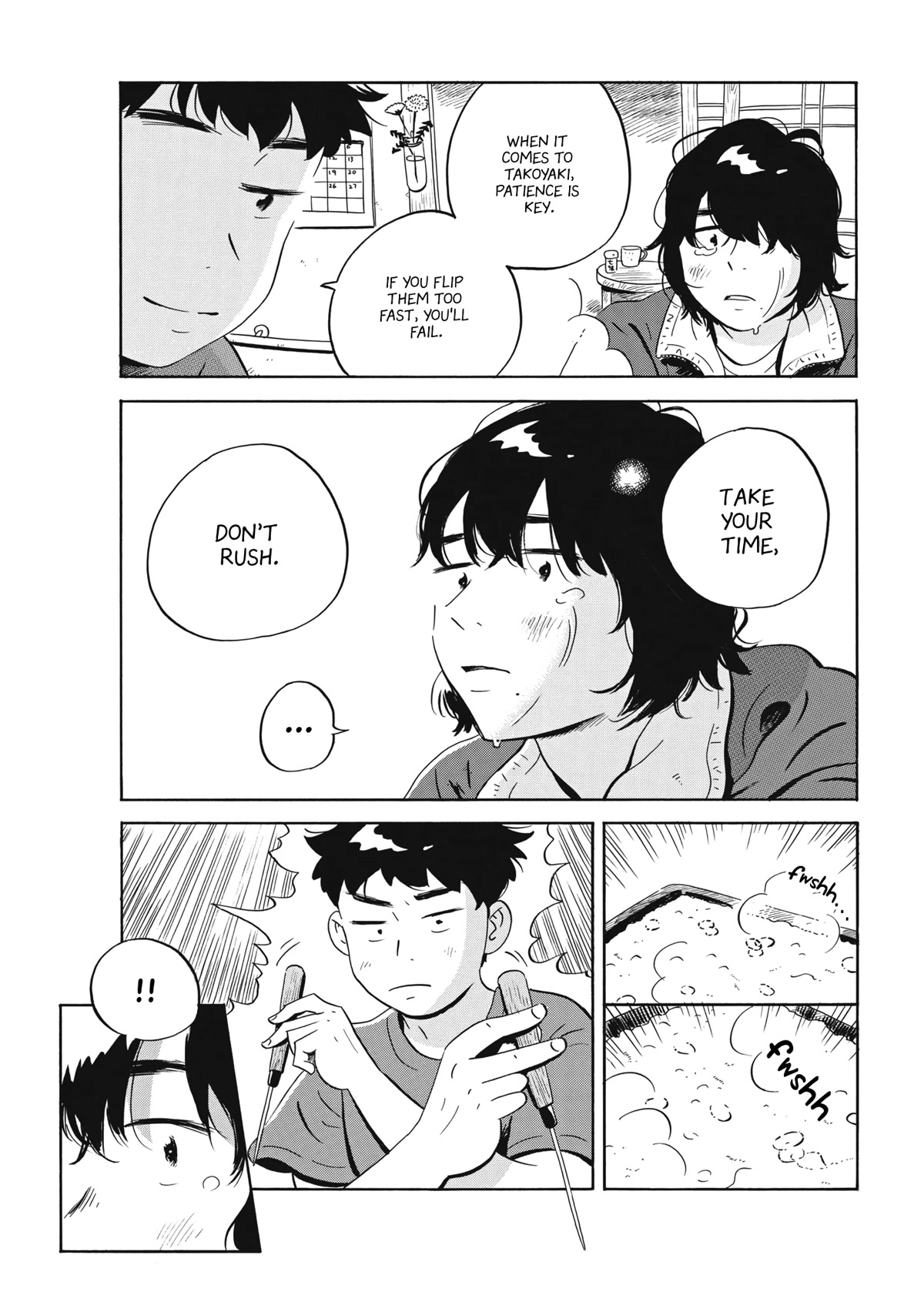Hirayasumi Chapter 47 page 14 - Chapter 47: Don't Rush! Takoyaki
