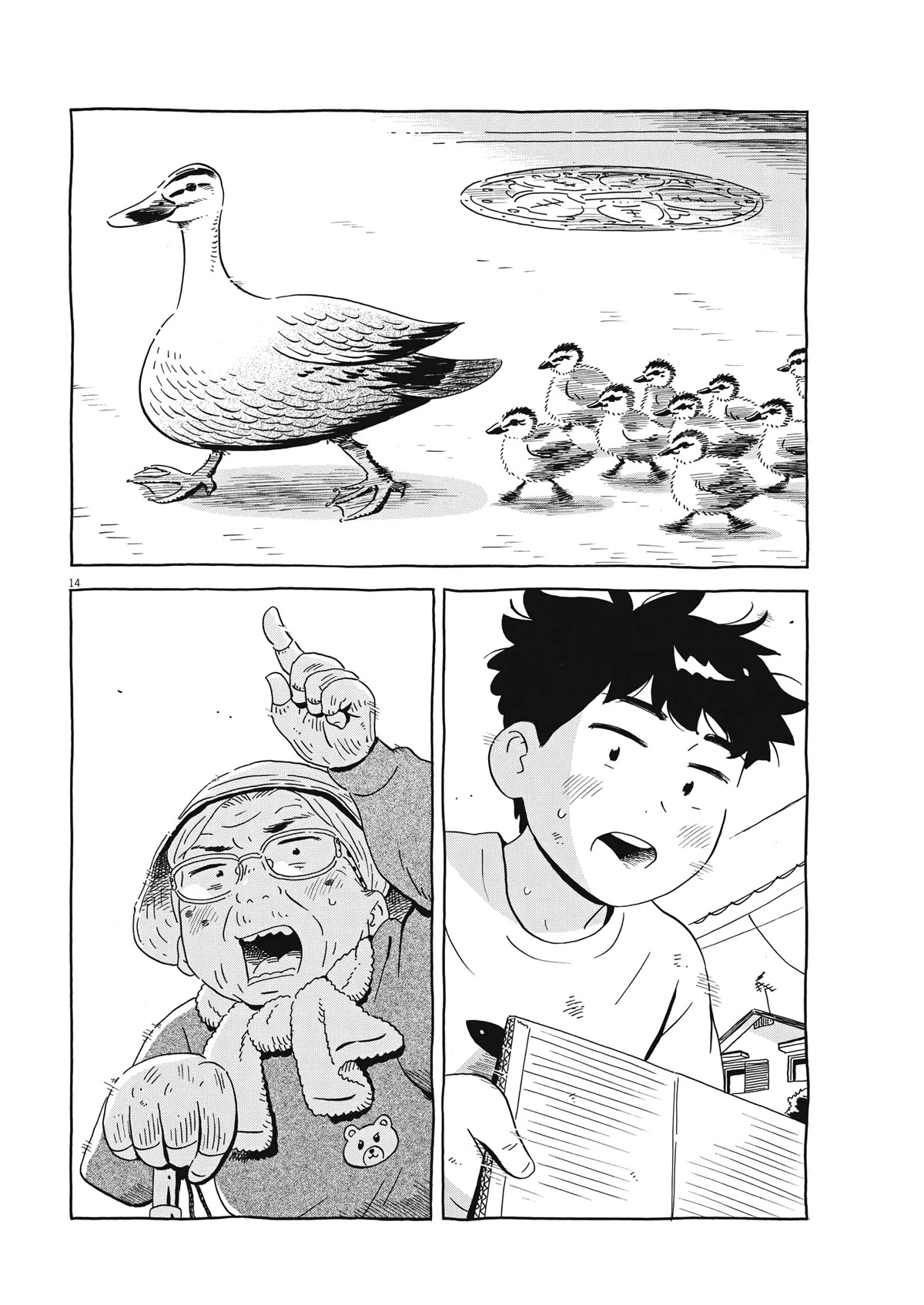 Hirayasumi Chapter 52 page 14 - Chapter 52: Spot-billed Ducks and Ducklings
