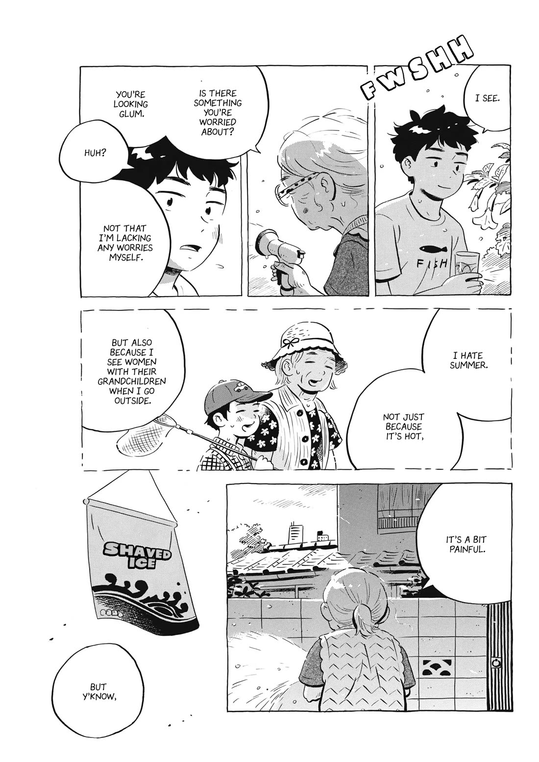 Hirayasumi Chapter 62 page 13 - Chapter 62: Sprinkled Water and Shaved Ice