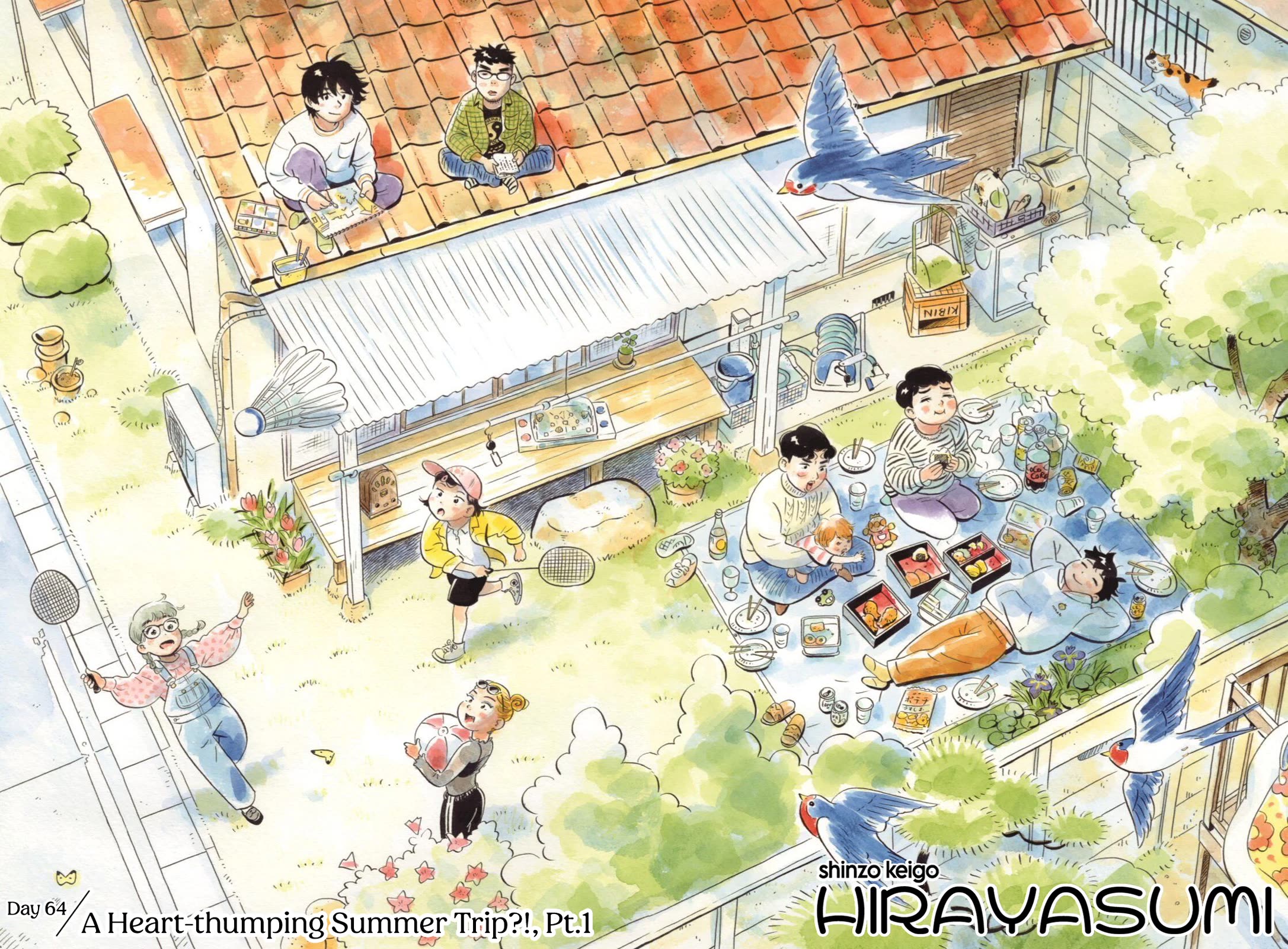 Hirayasumi Chapter 64 page 1 - Chapter 64: A Heart-thumping Summer Trip?!, Pt. 1