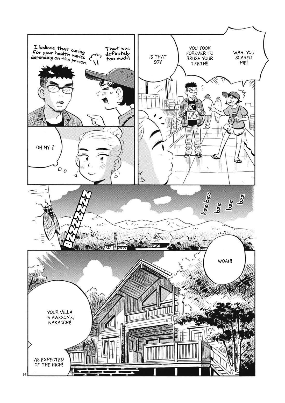 Hirayasumi Chapter 64 page 13 - Chapter 64: A Heart-thumping Summer Trip?!, Pt. 1